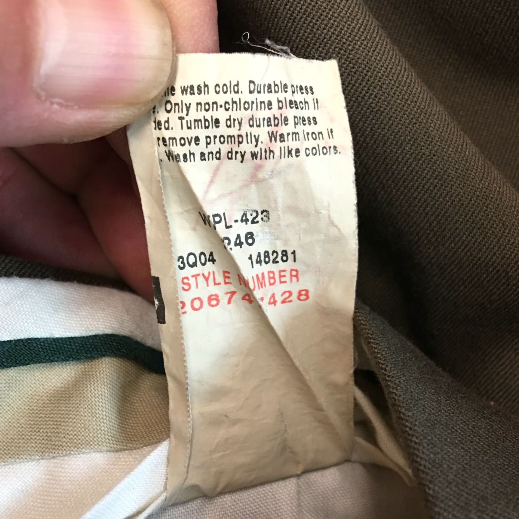 Dockers DOCKERS Pants Dress Flat Front Brown Men 42 Relaxed 30 Inseam Premium Khaki City Logo 10s 42W Size US 42 / EU 58 - 7 Thumbnail