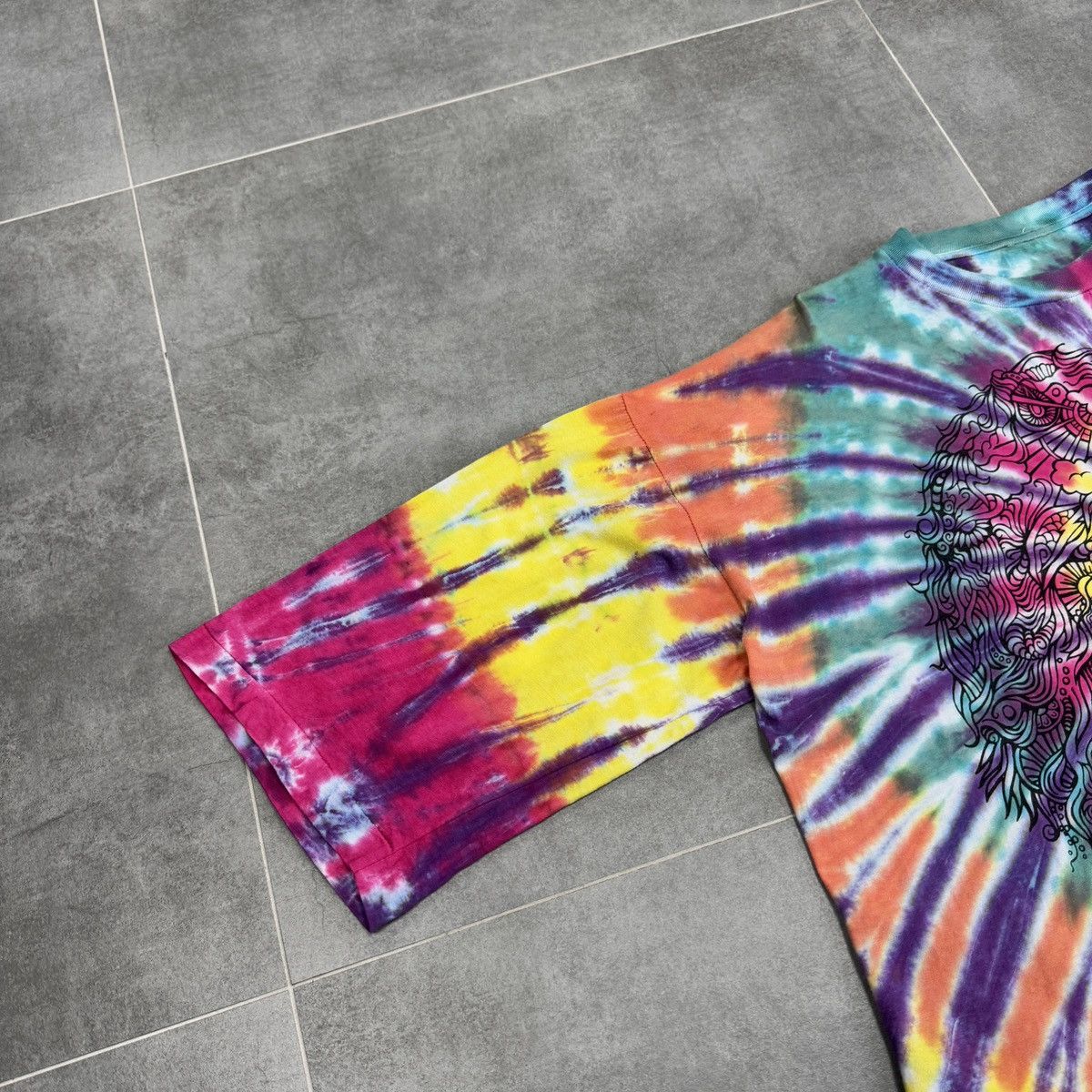Band Tees × Droors Doors Tie Dye Oversized T-Shirt Size XL Size US XL / EU 56 / 4 - 3 Thumbnail