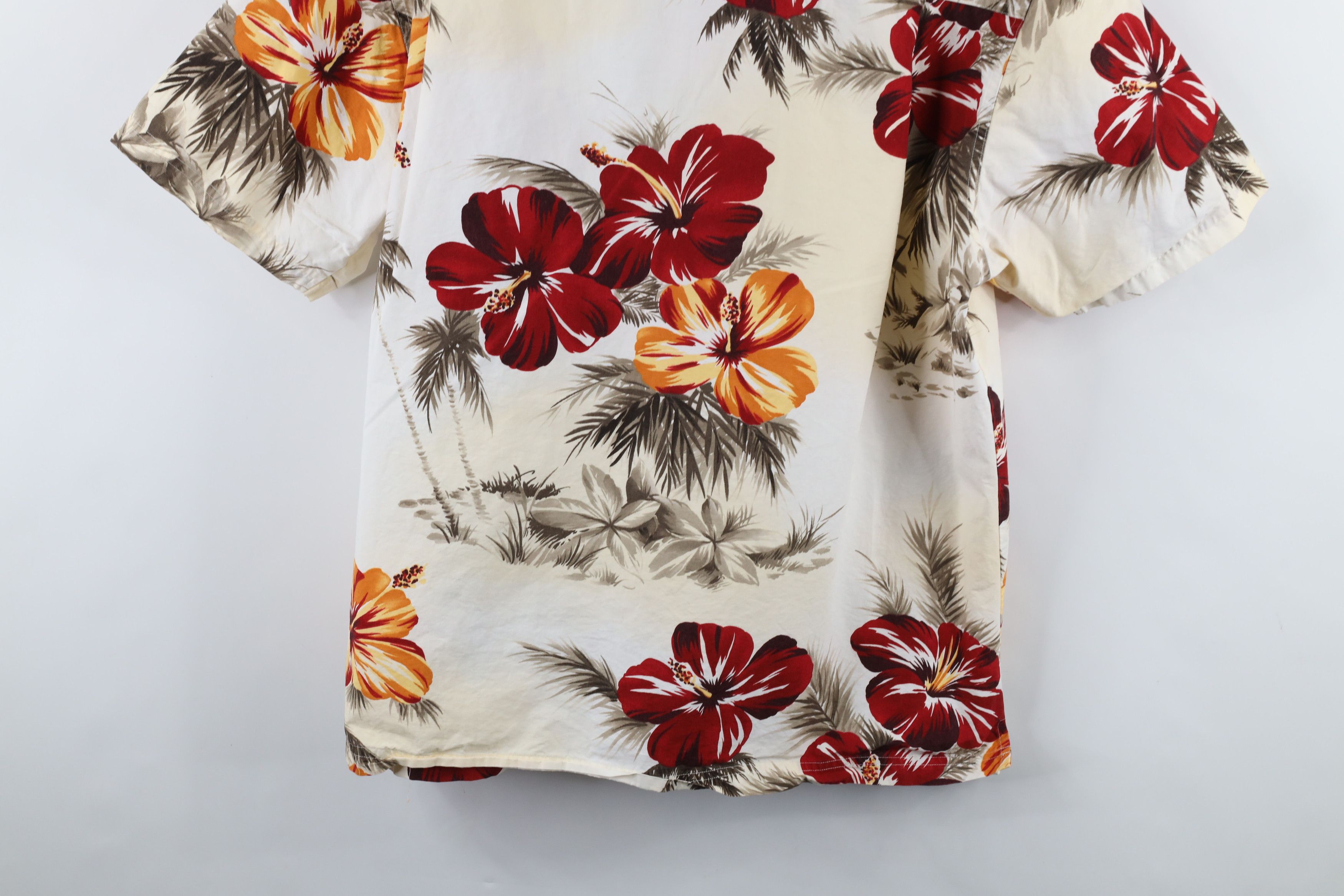 Ralph Lauren × Vintage Vintage 90s Chaps Ralph Lauren Print Hawaiian Button Shirt Size US XXL / EU 58 / 5 - 13 Thumbnail