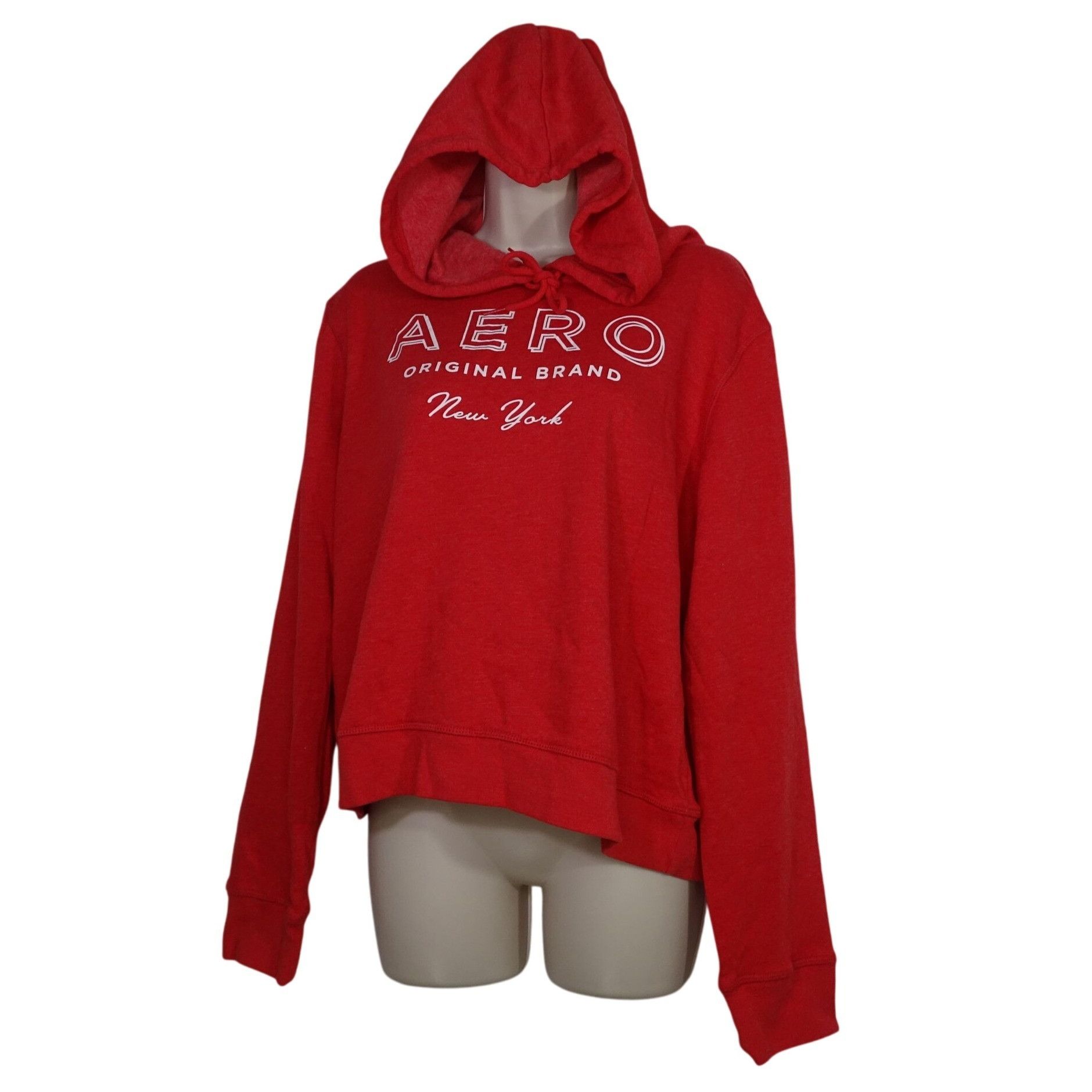 Aeropostale Aeropostale Red Graphic Hoodie Sweatshirt Women Size L Size L / US 10 / IT 46 - 1 Thumbnail