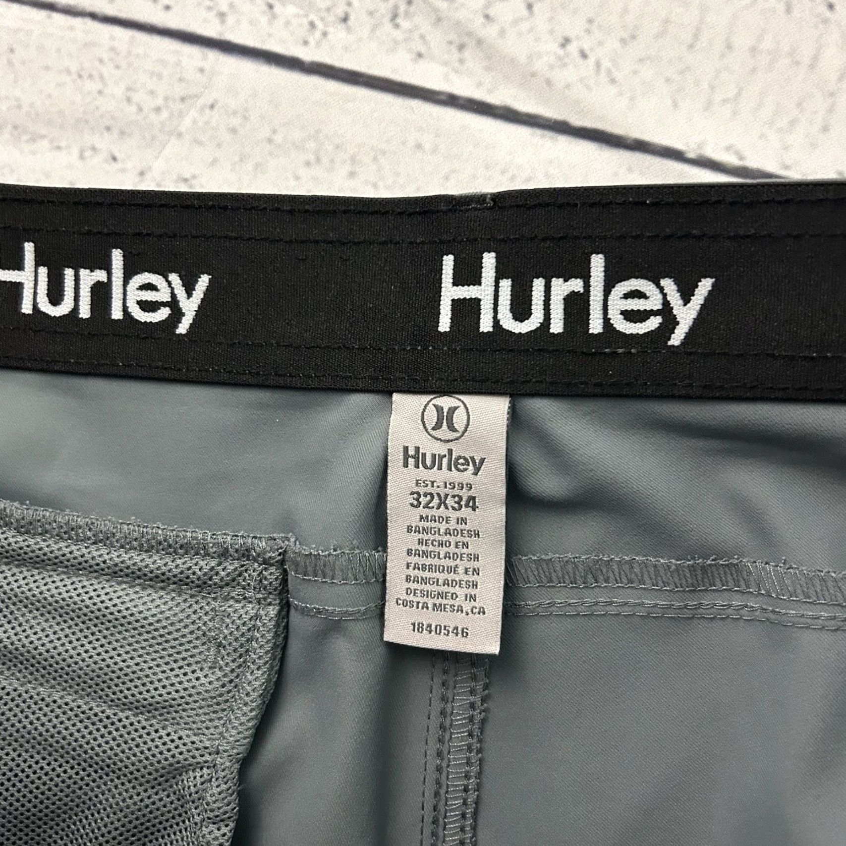 Hurley Hurley Performance Stretch Golf Pants Men's 32x34 Gray Size US 32 / EU 48 - 4 Thumbnail
