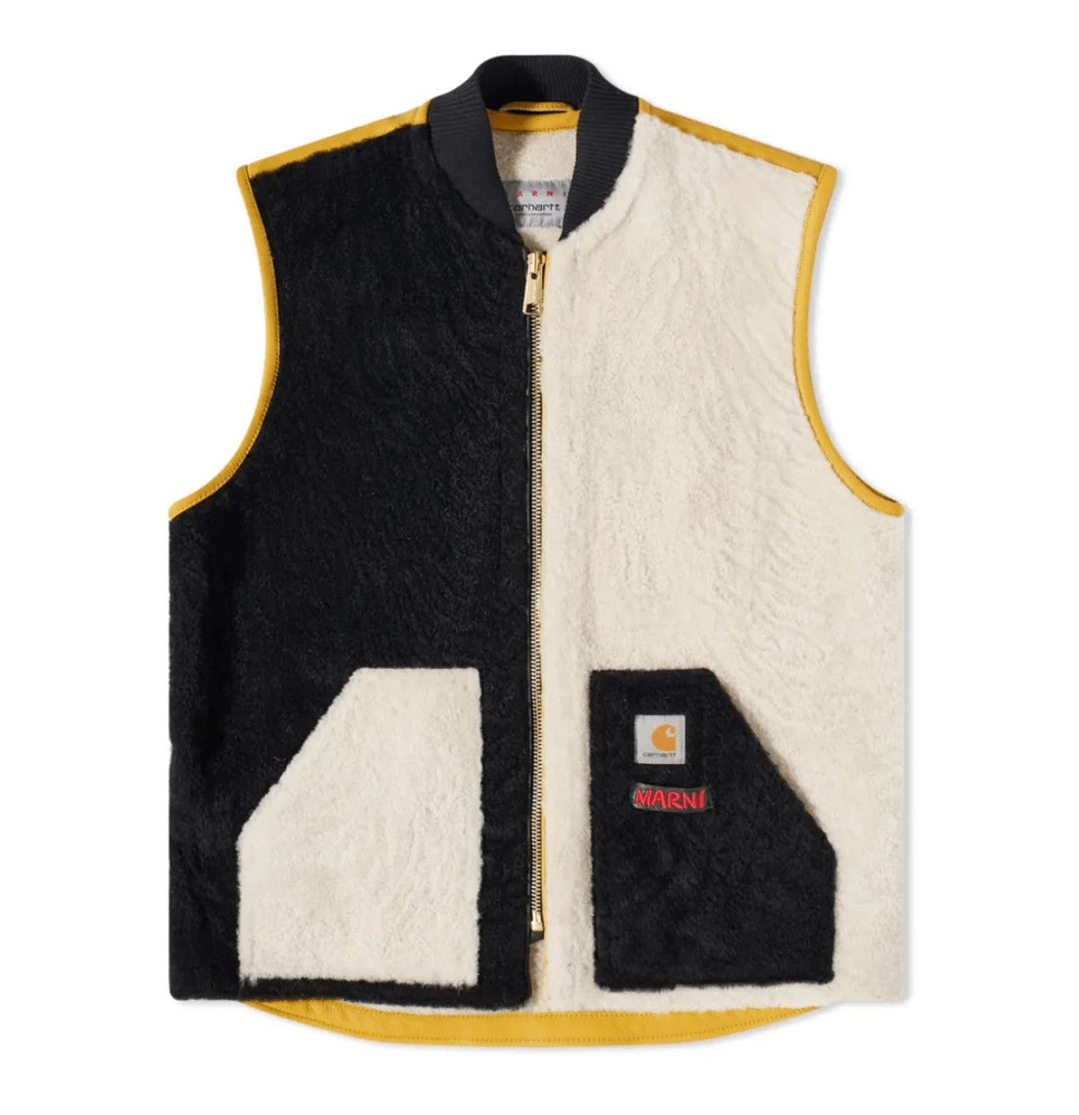 x Carhartt WIP Shearling Classic Vest Black