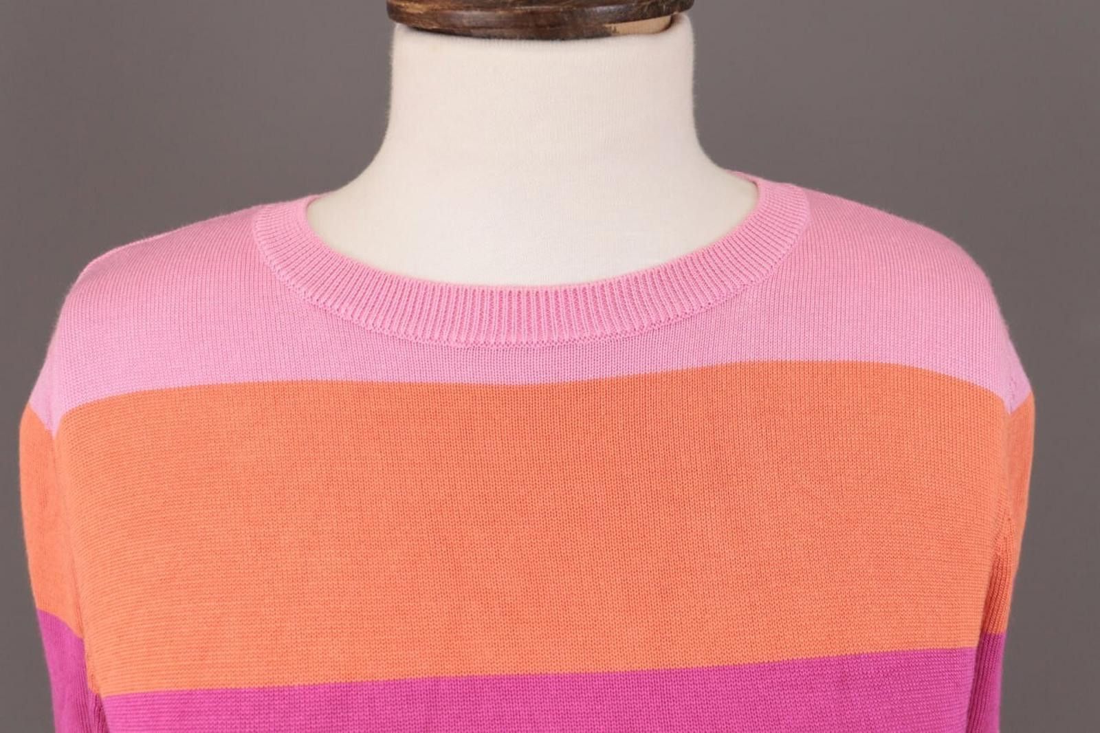 Lauren Ralph Lauren Lauren Ralph Lauren Multicolor Striped Jumper Sweater Size L Size L / US 10 / IT 46 - 3 Thumbnail