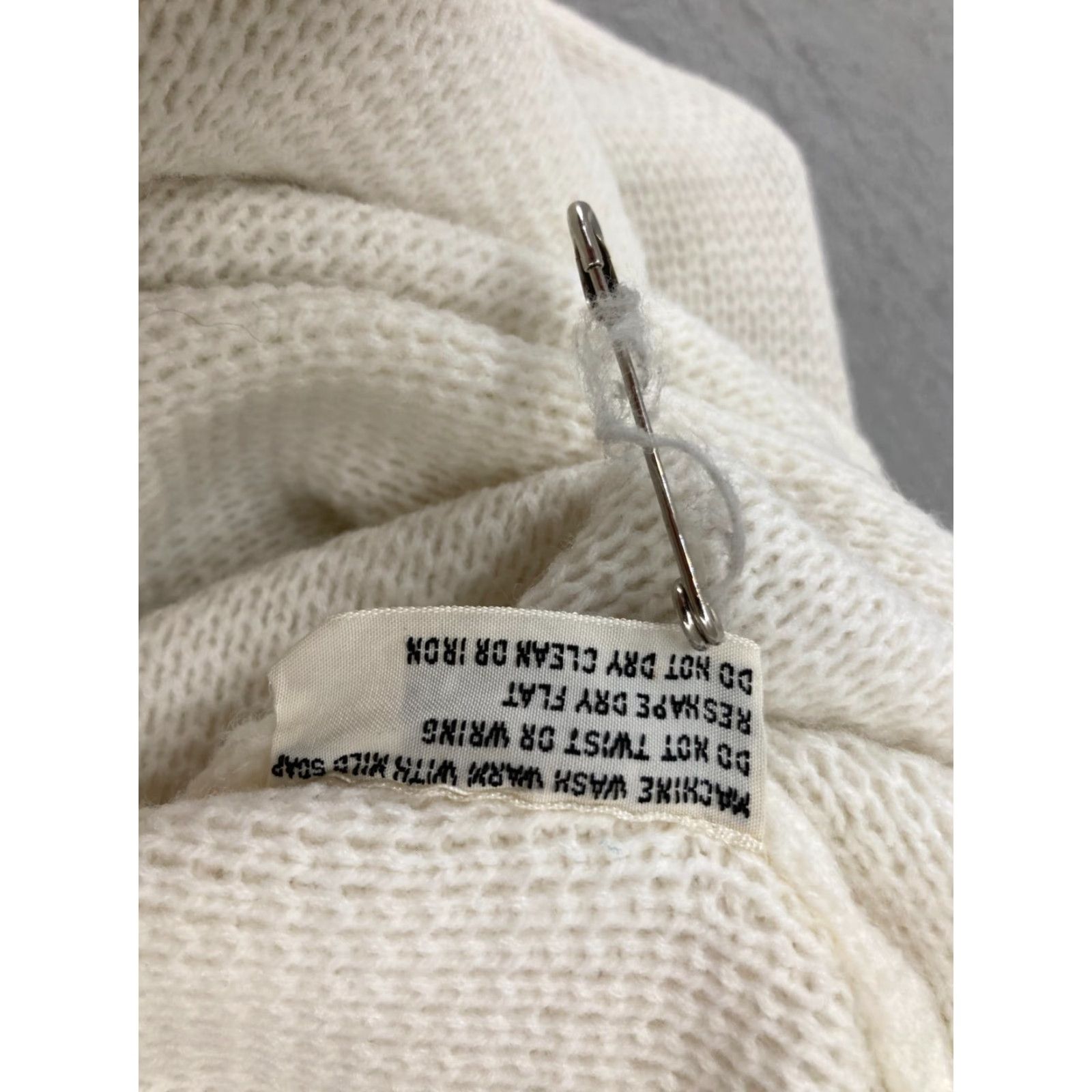 Vintage VINTAGE Petronelli Cardigan Womens 38 White Pockets Duster 80s 70s Classic Knit Cardigan Womens Size XS / US 0-2 / IT 36-38 - 7 Thumbnail