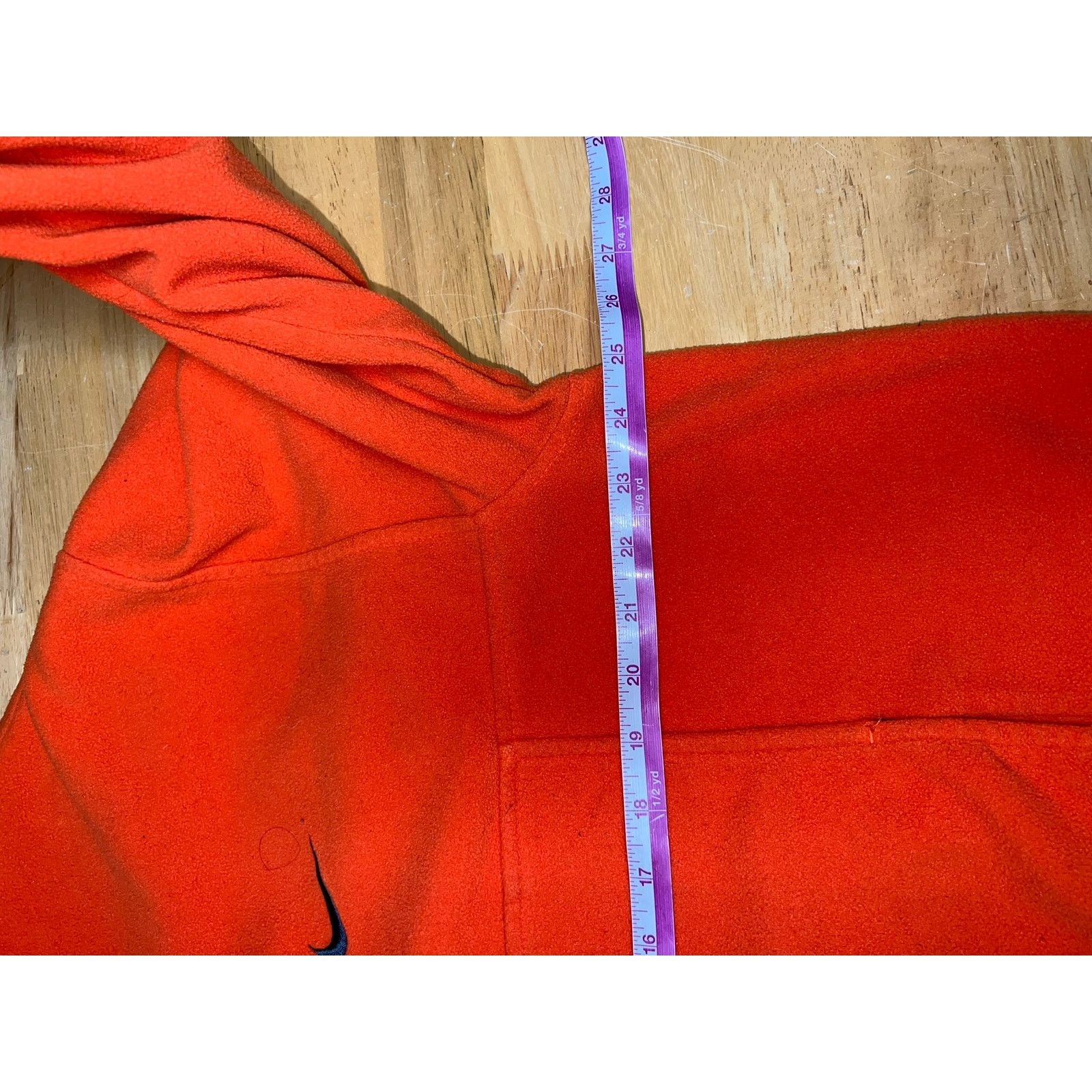 Vintage Vintage Orange Nike Sweatshirt Fleece 1/2 Zip Jacket VTG XL Size US XL / EU 56 / 4 - 9 Thumbnail