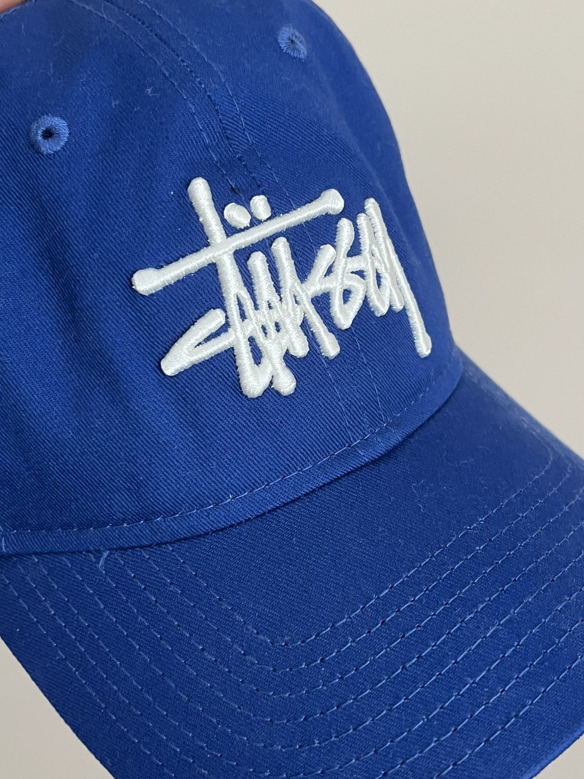 New Era × Stussy Stussy x New Era stock logo ball cap Blue Size ONE SIZE - 3 Thumbnail