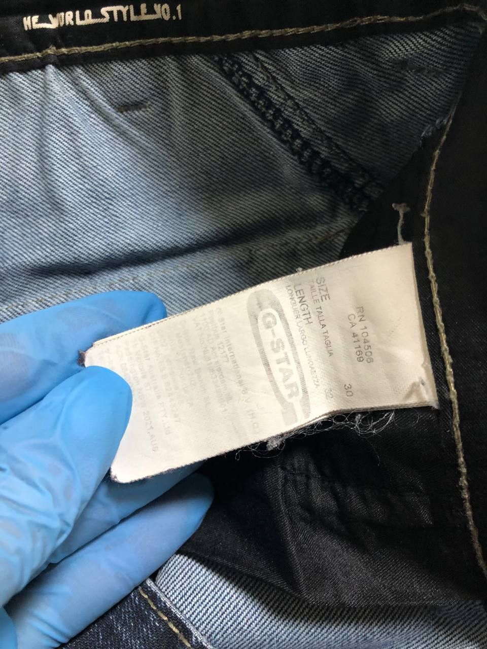 G-Star Vintage G Star Raw denim banana jeans distressed Size US 30 / EU 46 - 14 Thumbnail