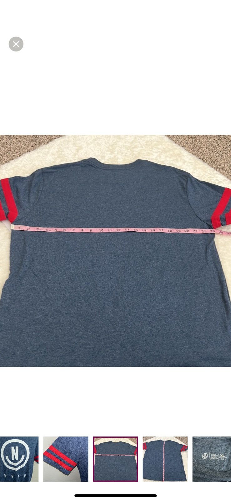 NEFF Neff XL short sleeved logo tee Size US XL / EU 56 / 4 - 2 Thumbnail