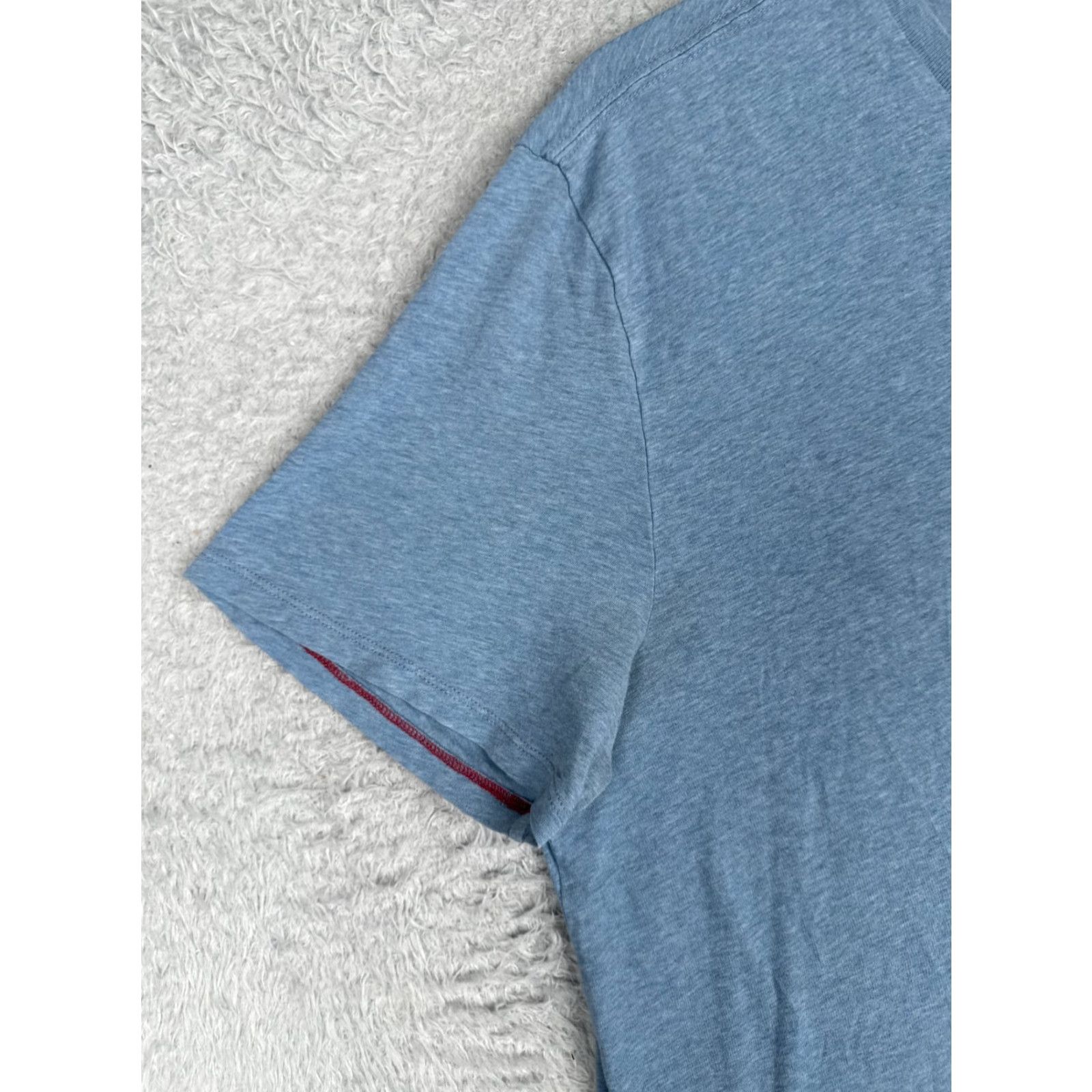 Tommy Hilfiger Tommy Hilfiger Shirt Adult Large Blue 100% Cotton Crew Neck Short Sleeve Size US L / EU 52-54 / 3 - 3 Thumbnail