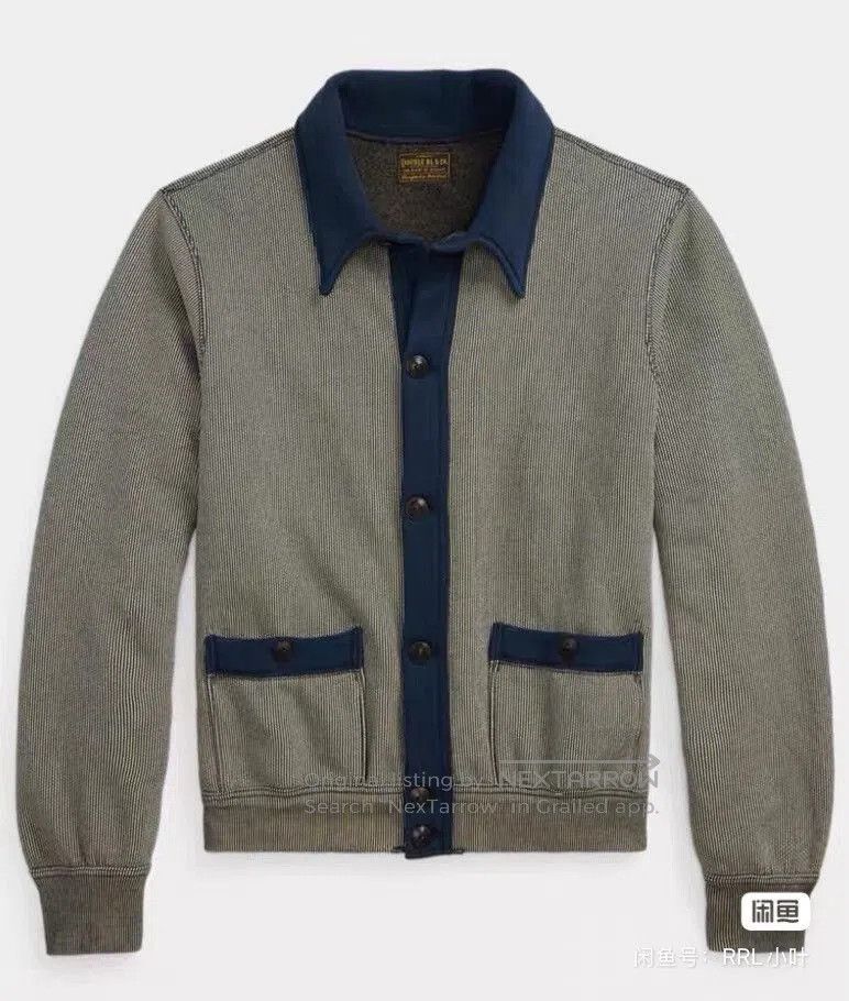 RRL Ralph Lauren RRL New Classic Collar Knit Cardigan. Size US M / EU 48-50 / 2 - 1 Thumbnail