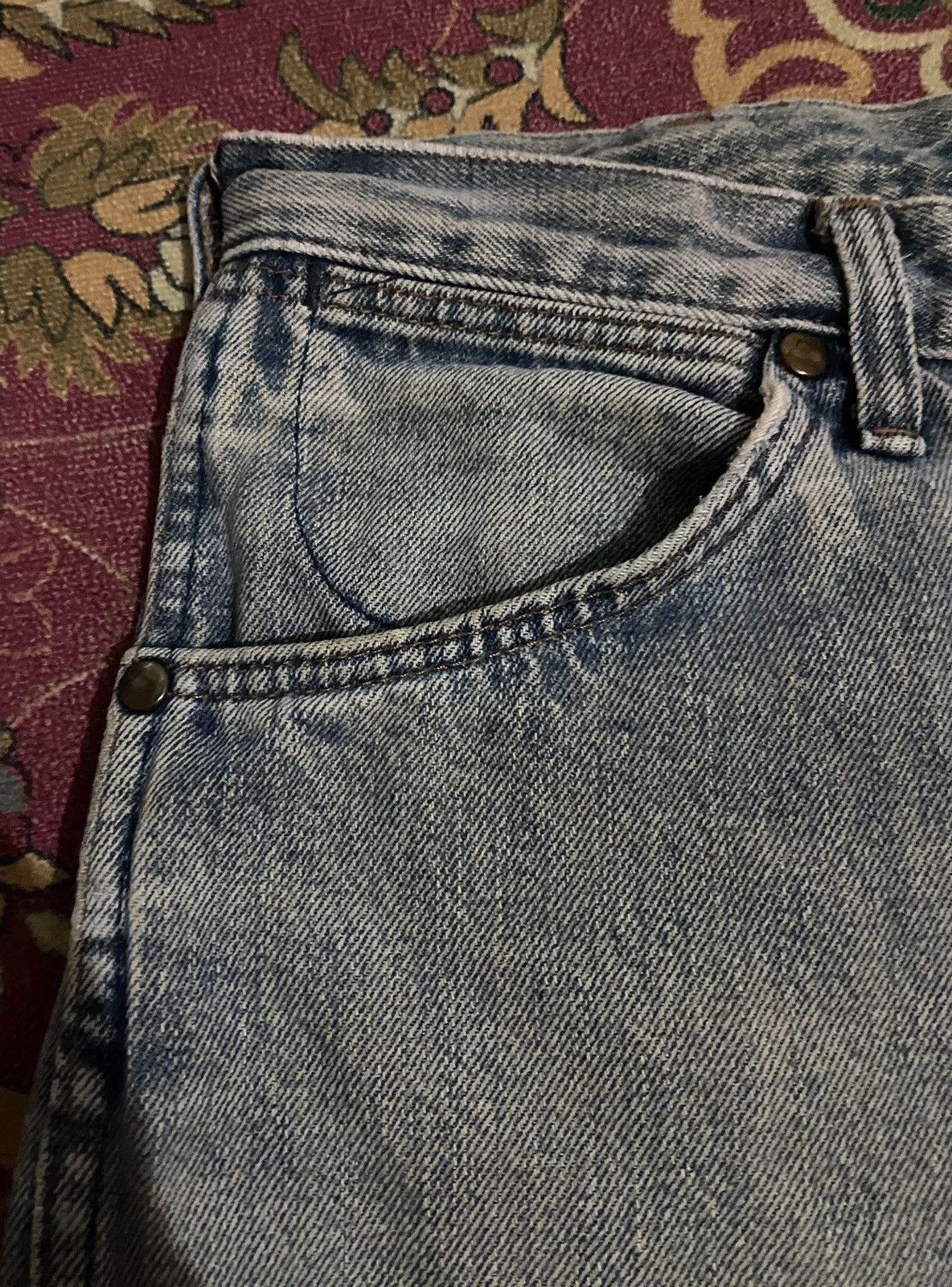 Japanese Brand Vintage Wrangler Bootcut Distressed Faded Denim Size US 31 - 4 Thumbnail