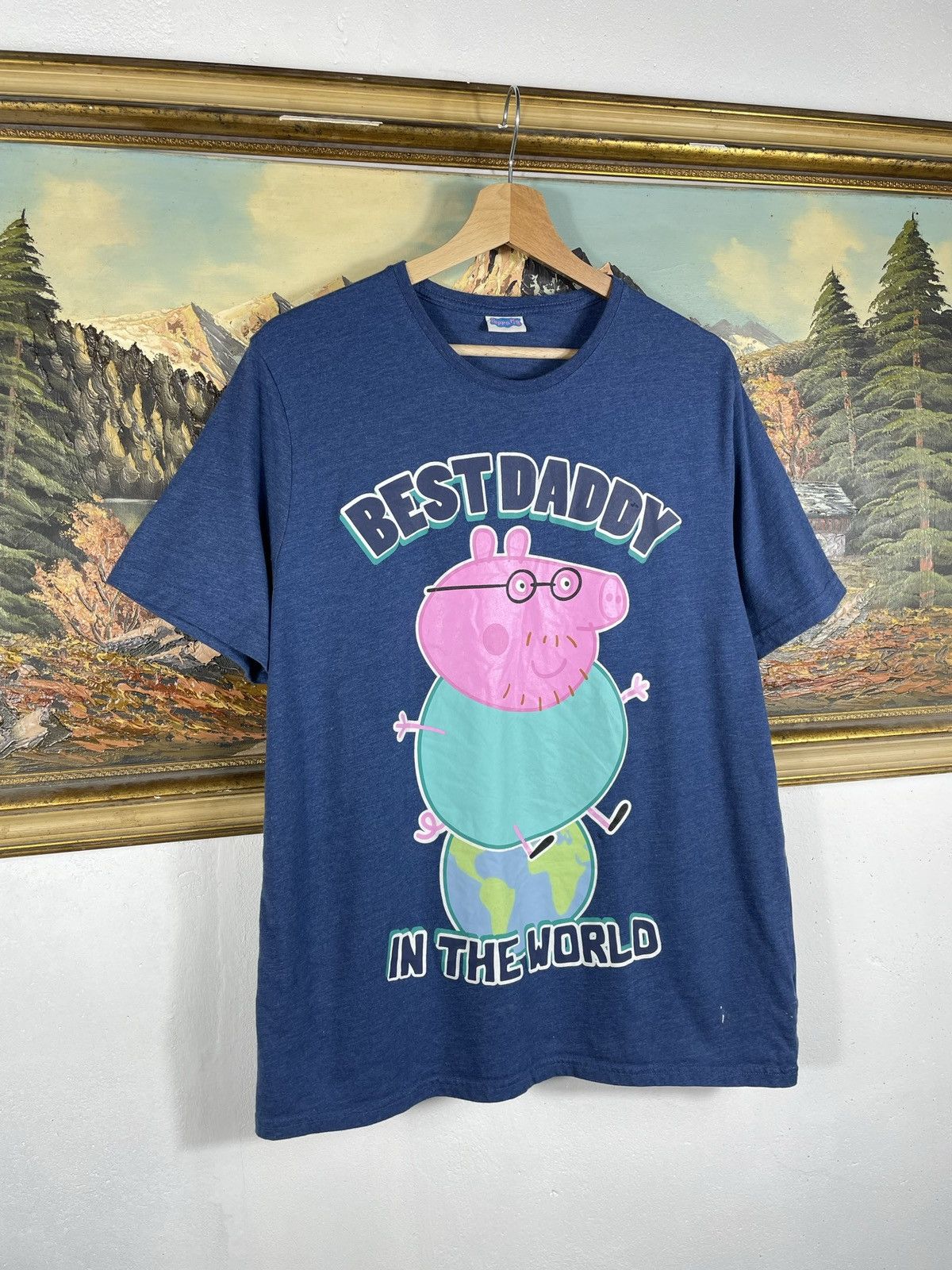 Cartoon Network × Vintage Retro 00s Peppa Pig 2003 Animation Cartoon T shirt Tee Size US M / EU 48-50 / 2 - 3 Thumbnail