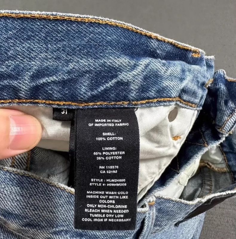 Helmut Lang HELMUT LANG Watering destroys jeans Size US 31 - 7 Thumbnail