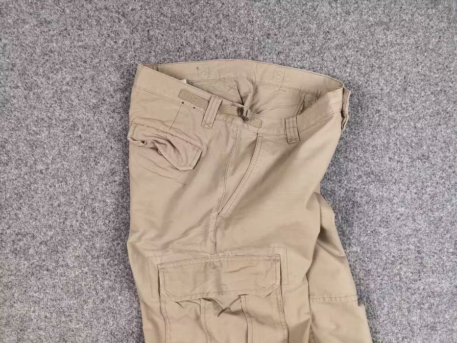 Japanese Brand Vintage 90's Military Ripstop Japan Beige Cargo Pants Size US 32 / EU 48 - 18 Thumbnail