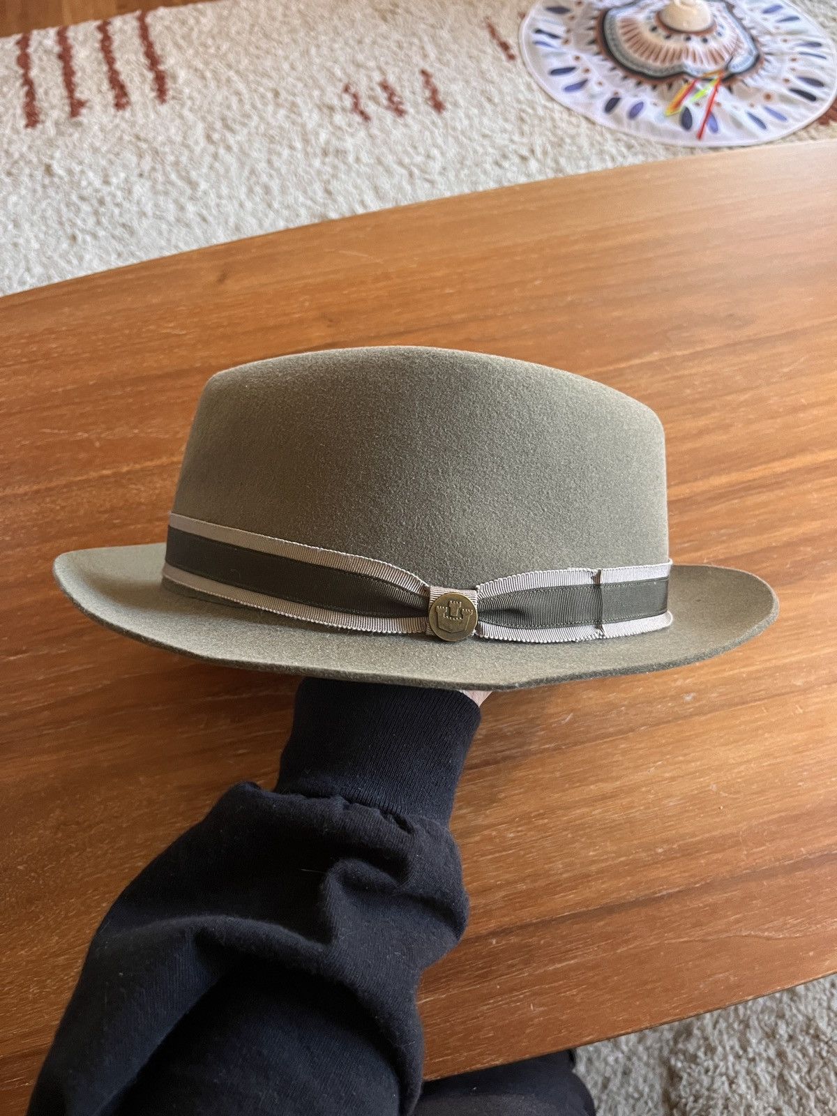 Goorin Bros. Wool Felt Goorin Bros Brothers Fedora Hat Green XXL 7 7/8 Size ONE SIZE - 1 Thumbnail
