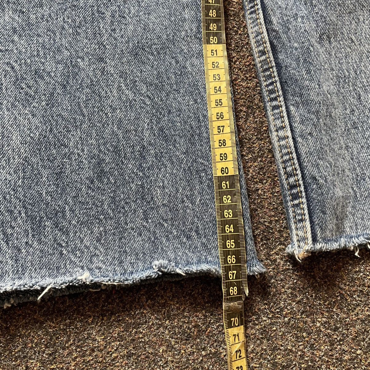 Vintage Vintage Y2K Faded Wide Leg Baggy Jeans Grunge Skate Logo 30 Size 30" / US 8 / IT 44 - 7 Thumbnail
