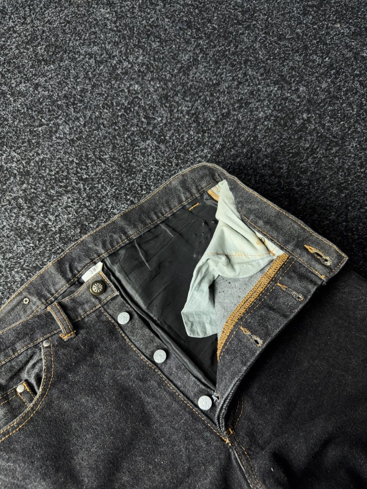 Cowboy Equipment Western Cowgirl 90s USA Retro Denim / Leather pants Y2K Size 30" / US 8 / IT 44 - 5 Thumbnail