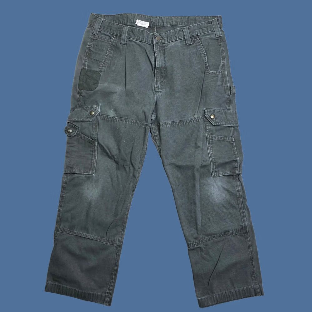 Carhartt Carhartt Pants Mens Relaxed Fit Ripstop Cargo Moss Green B342 MOS 38x30 Faded Size US 38 / EU 54 - 1 Thumbnail