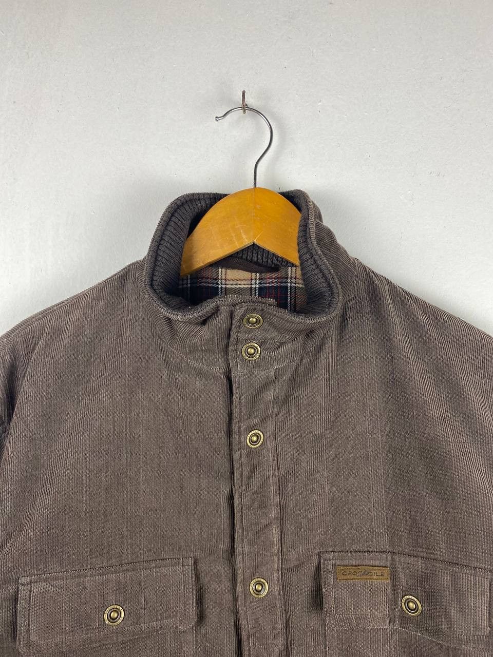 Japanese Brand crocodile japanese brand corduroy jacket flannel lining Size US L / EU 52-54 / 3 - 2 Thumbnail