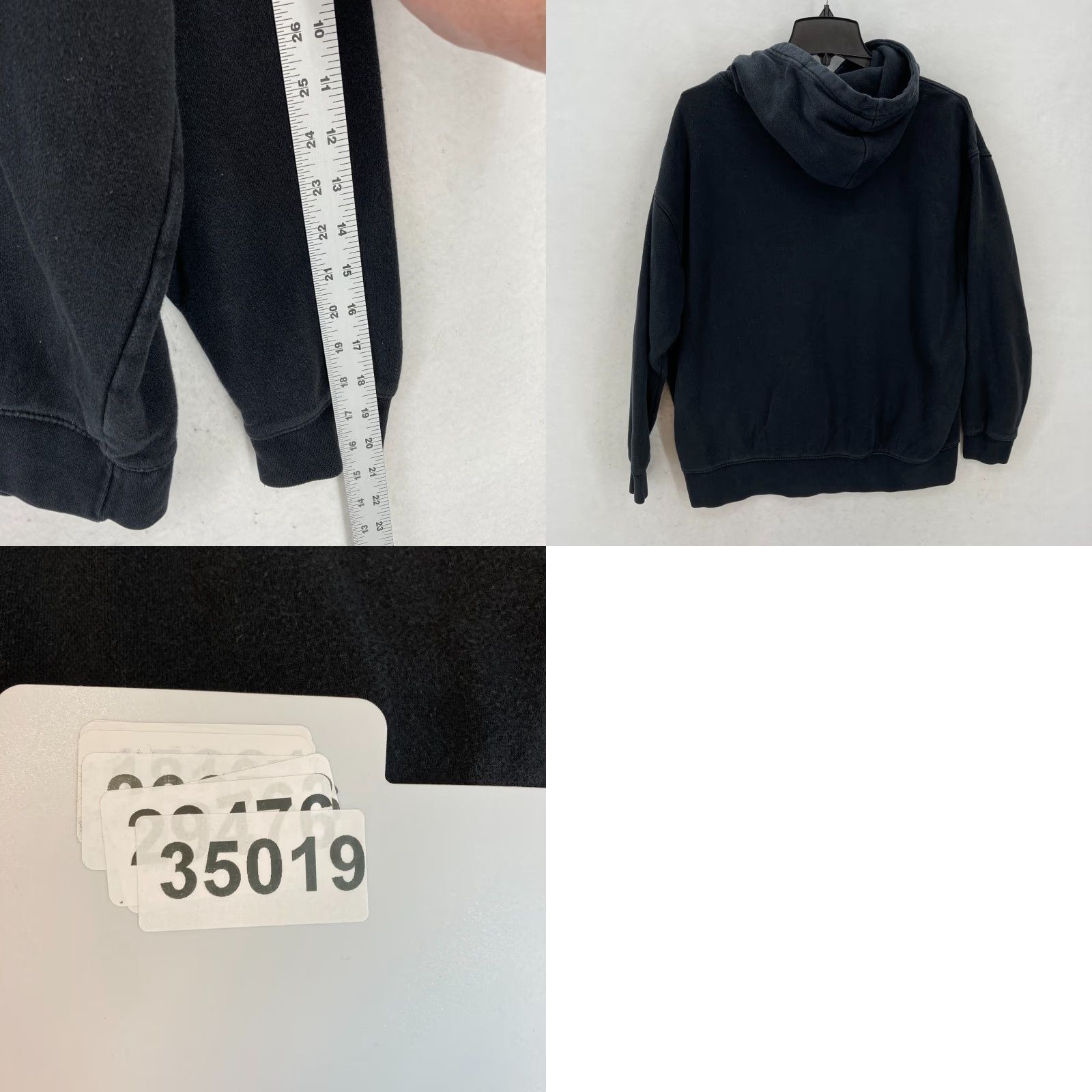 Nike Vintage Nike Center Swoosh Hoodie Sweatshirt Mens M Black Fleece Hip Hop Skater Size US M / EU 48-50 / 2 - 8 Thumbnail
