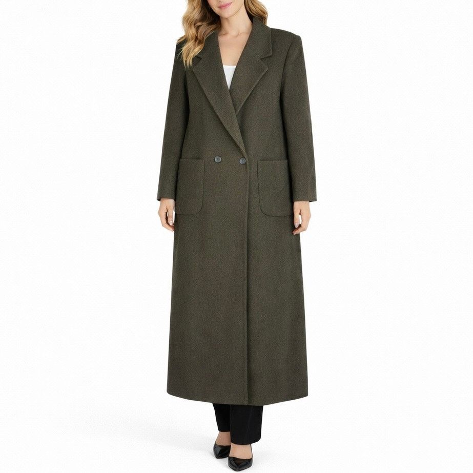 Other Talbots Wool Cashmere Silk Blend Long Coat Green Size 1X Size XL / US 12-14 / IT 48-50 - 1 Thumbnail