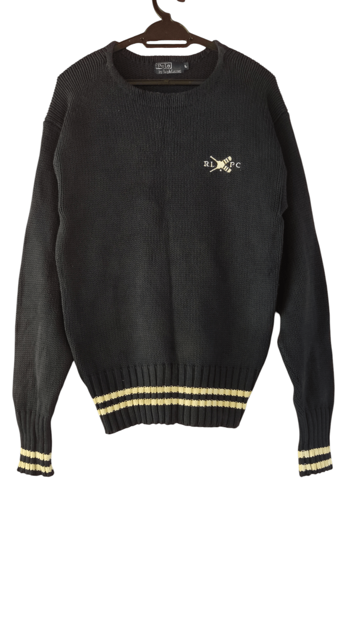 Polo Ralph Lauren × Vintage Vintage Polo Ralph Lauren Wool Sweater Size US L / EU 52-54 / 3 - 1 Thumbnail