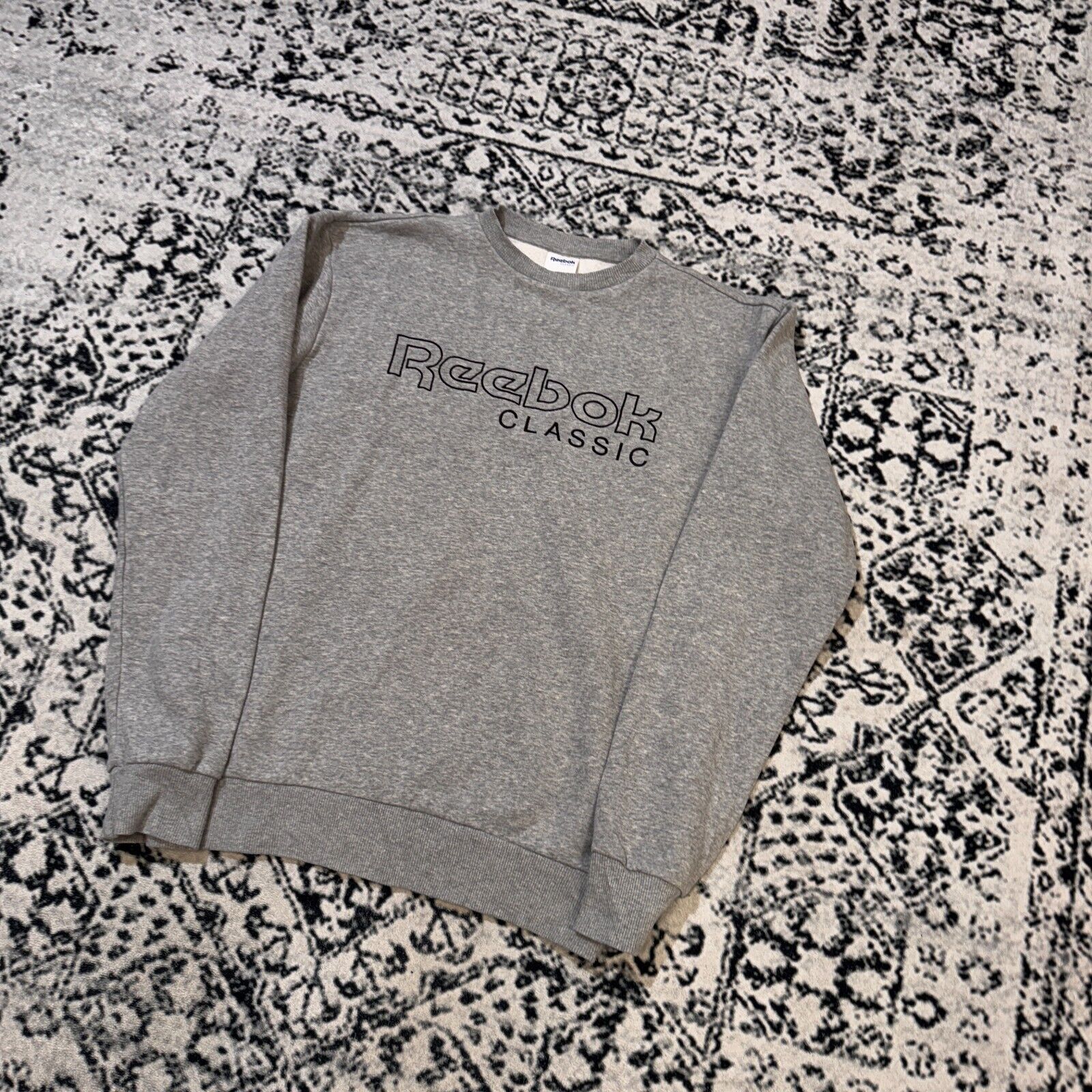Reebok × Vintage Vintage Reebok Gray Cotton Crewneck Size S 90s Sport Logo Size US S / EU 44-46 / 1 - 2 Thumbnail