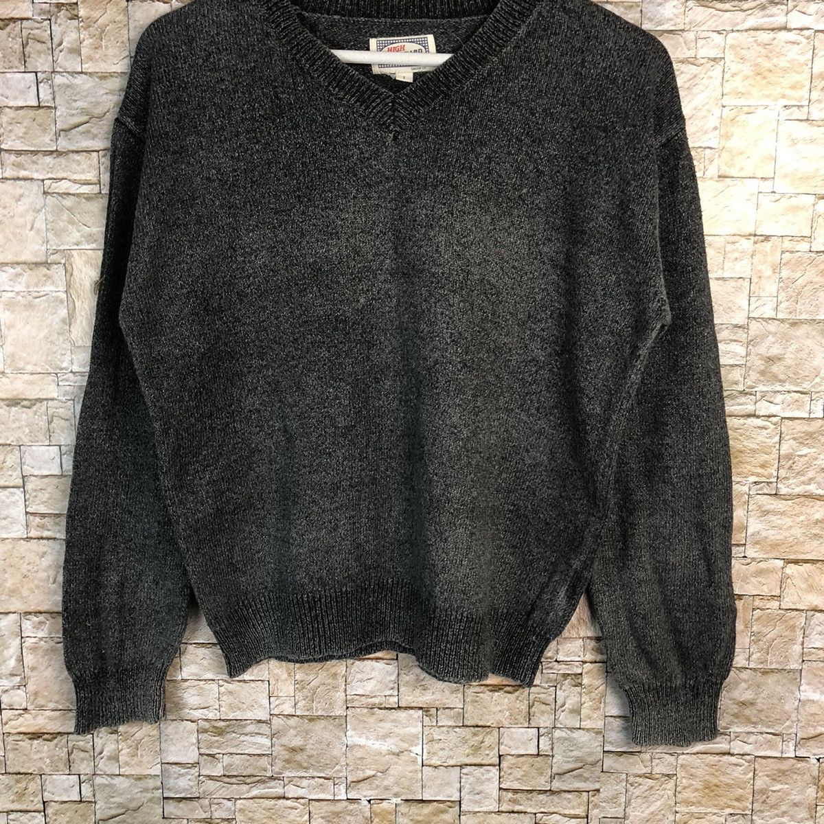 Homespun Knitwear × Japanese Brand × Vintage High Standard vintage japan Grey Knitwear #A910 Size US M / EU 48-50 / 2 - 3 Thumbnail