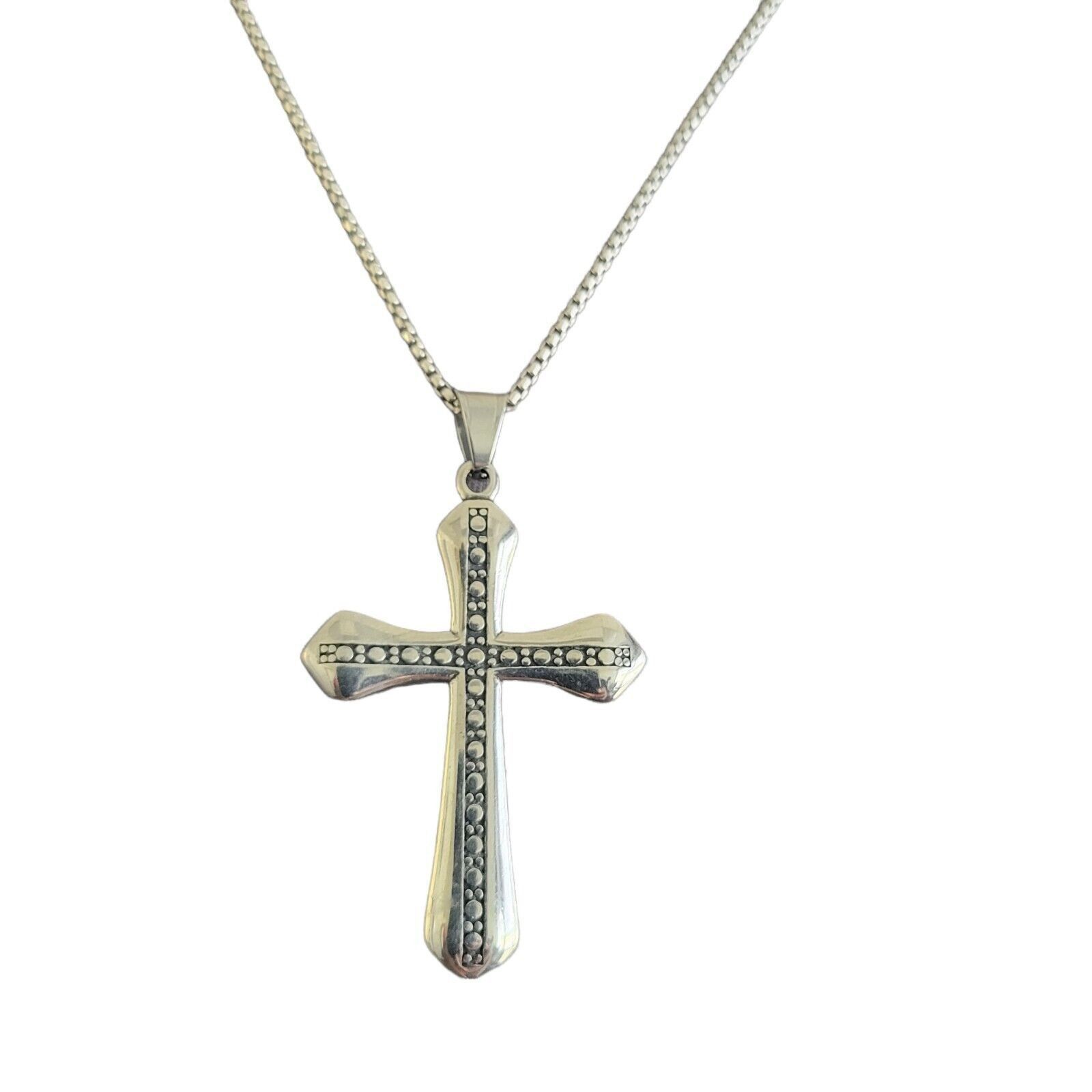 Macys LEGACY for MEN by Simone Sm Mens Crystal Cross 24 Pendant Size ONE SIZE - 2 Thumbnail