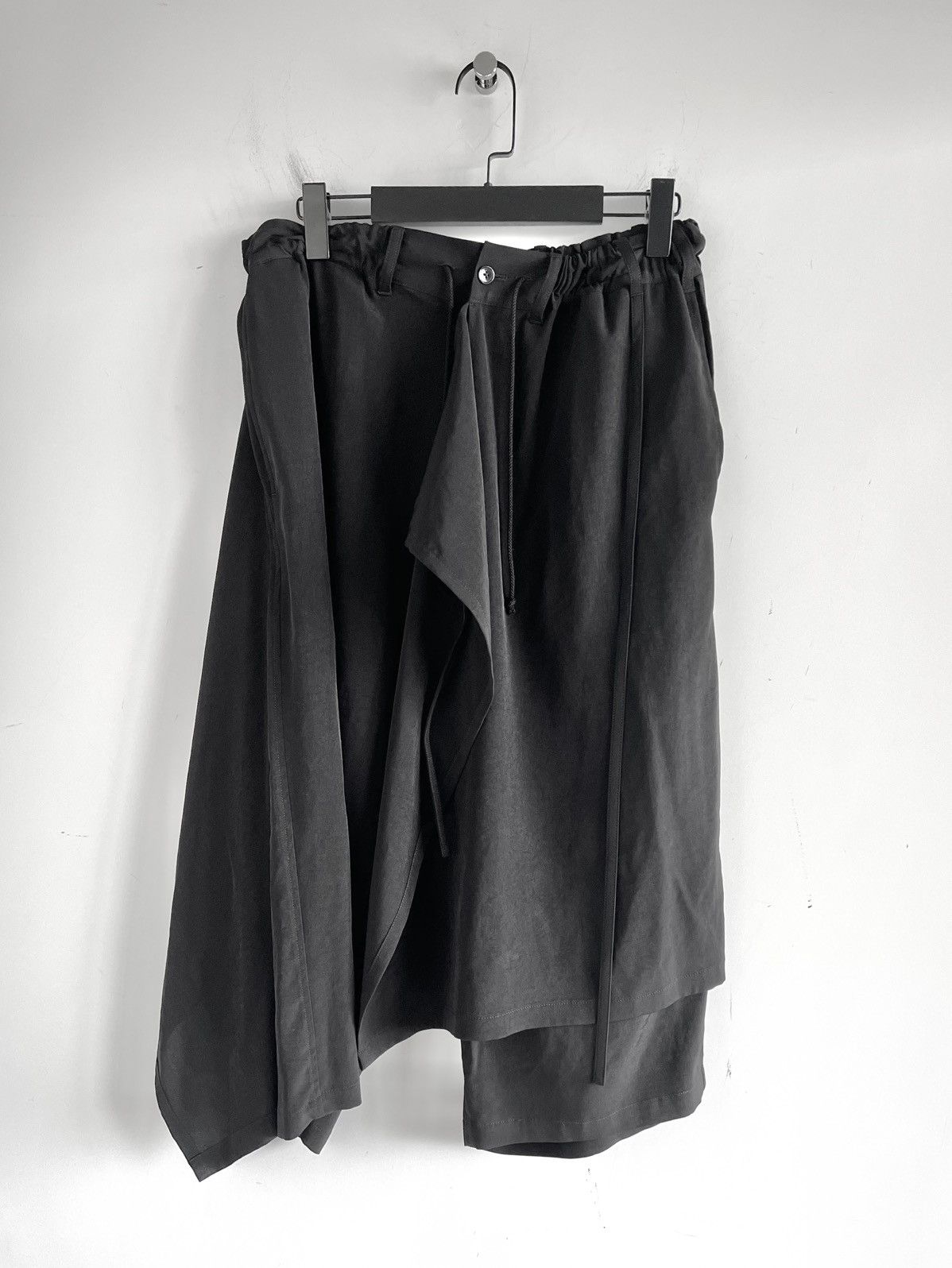 Yohji Yamamoto Ground Y - CREPE DE CHINE 3-WAY SKIRT PANTS