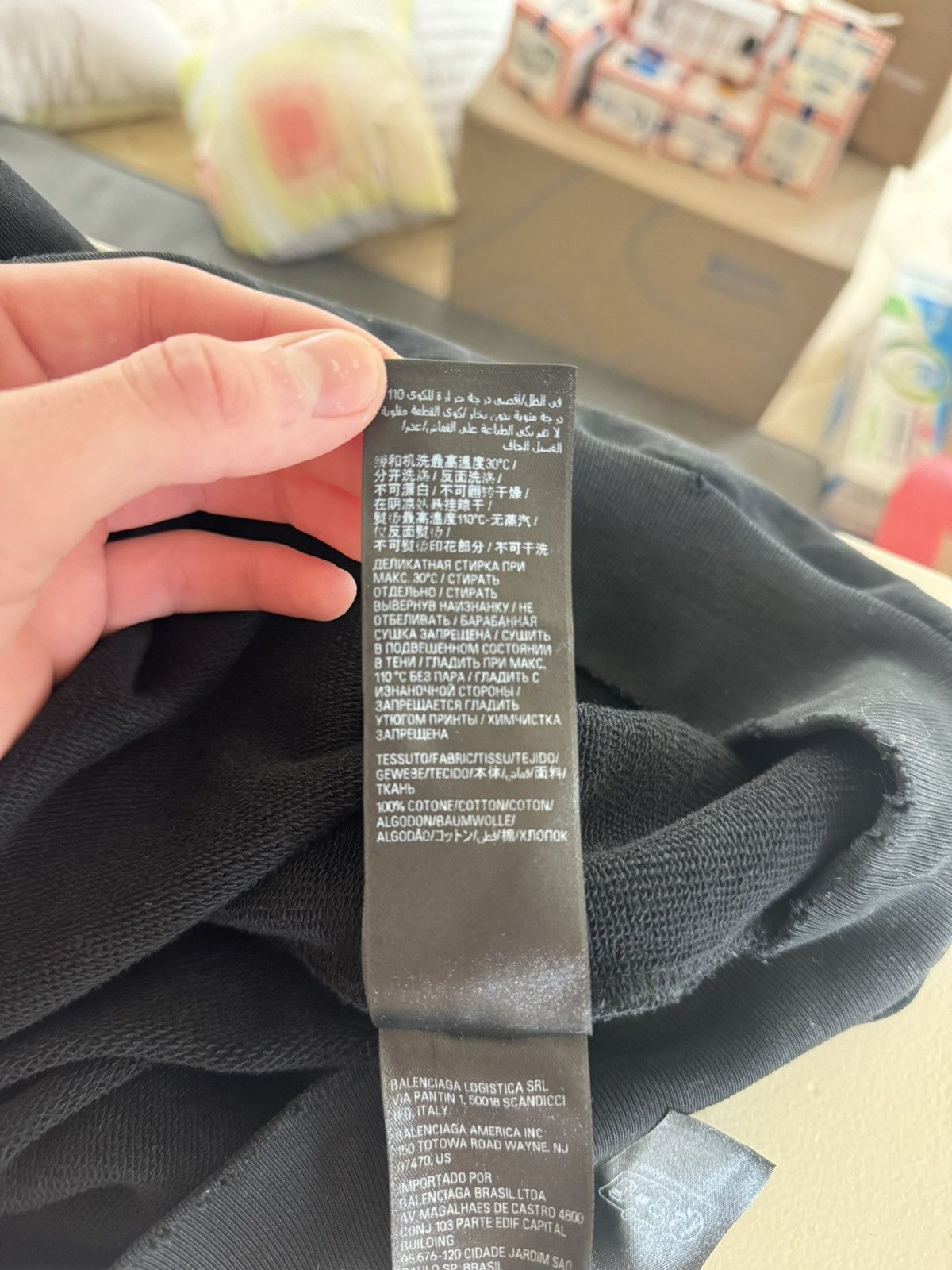 Balenciaga Balenciaga Distressed Paris Moon Hoodie Size US M / EU 48-50 / 2 - 12 Thumbnail