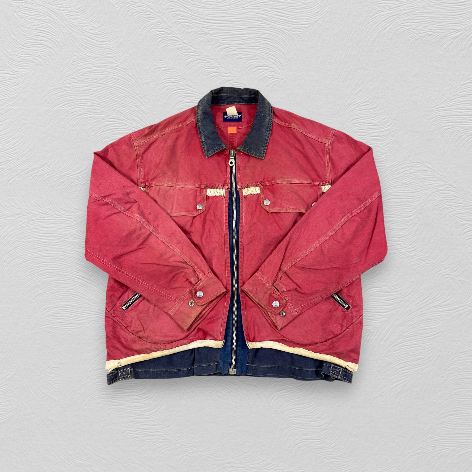 Carhartt Vintage Soviet Detroit Sun Faded carhartt style Jacket- J519 Size US L / EU 52-54 / 3 - 4 Thumbnail