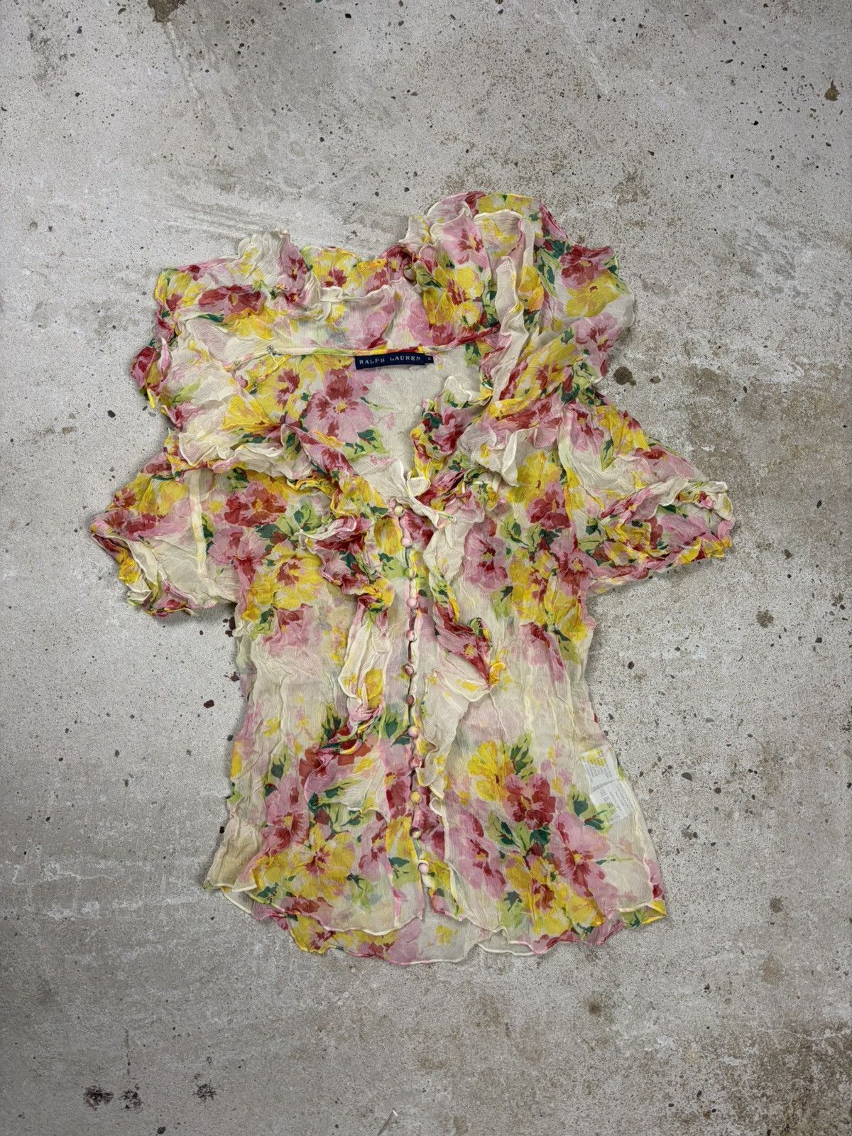 Ralph Lauren Ralph Lauren Mainline Silk Floral Print Blouse Shirt Size M / US 6-8 / IT 42-44 - 1 Thumbnail