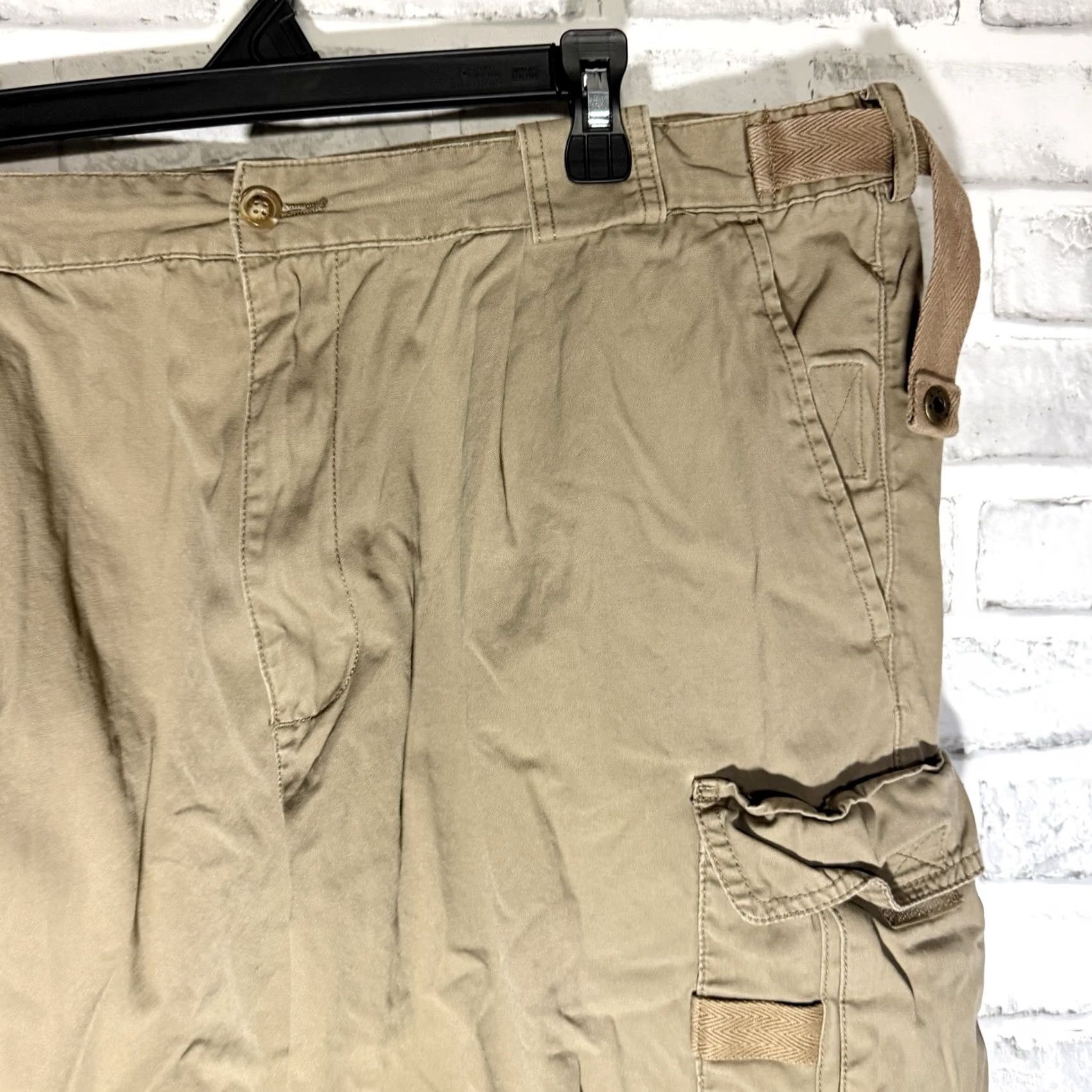 Orvis VTG Orvis Cargo Pants Mens 38x29 100% Cotton Tan Brown Size US 38 / EU 54 - 2 Thumbnail
