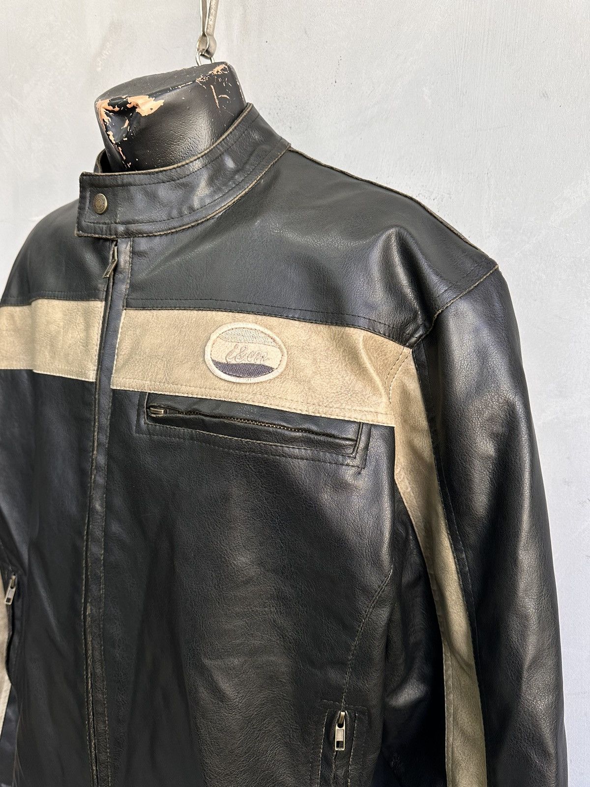 Raf Simons Vintage Leather Jacket Cropped Racing Schott Harley Davidson Size US M / EU 48-50 / 2 - 3 Thumbnail