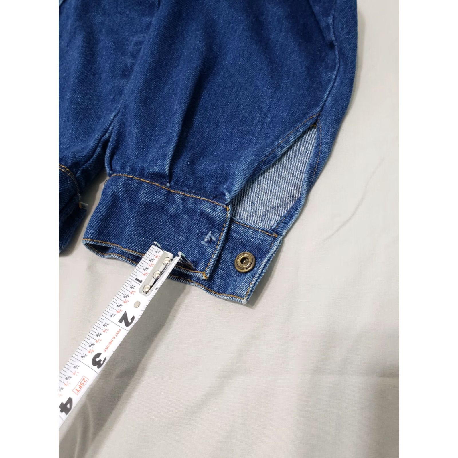 Denime Rustler Authentic Denim Trucker Jacket Womens Size L Blue Size L / US 10 / IT 46 - 2 Thumbnail