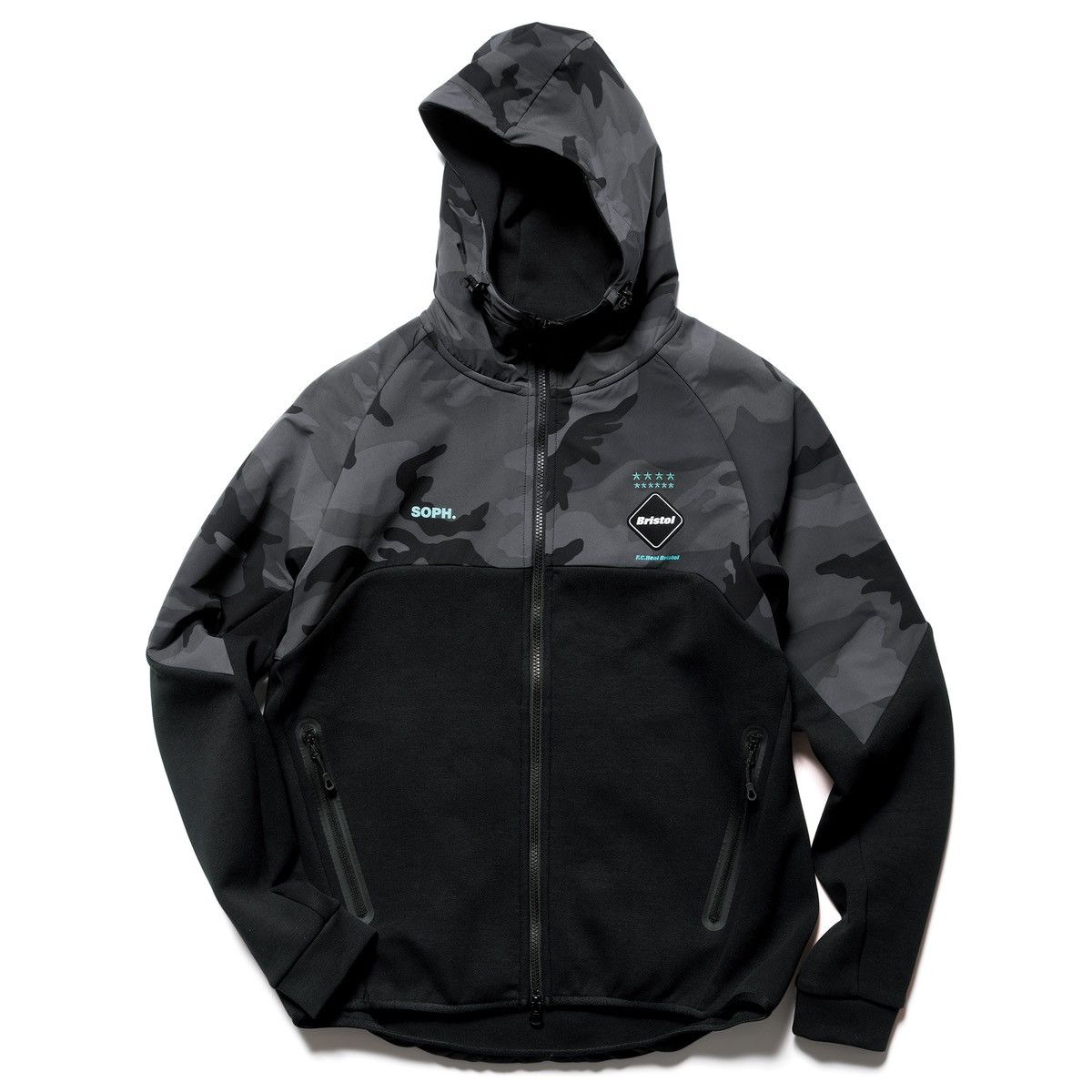 F.C.R.B F.C. Real Bristol (FCRB) Ventilation Zip Hoodie Size US XL / EU 56 / 4 - 2 Thumbnail