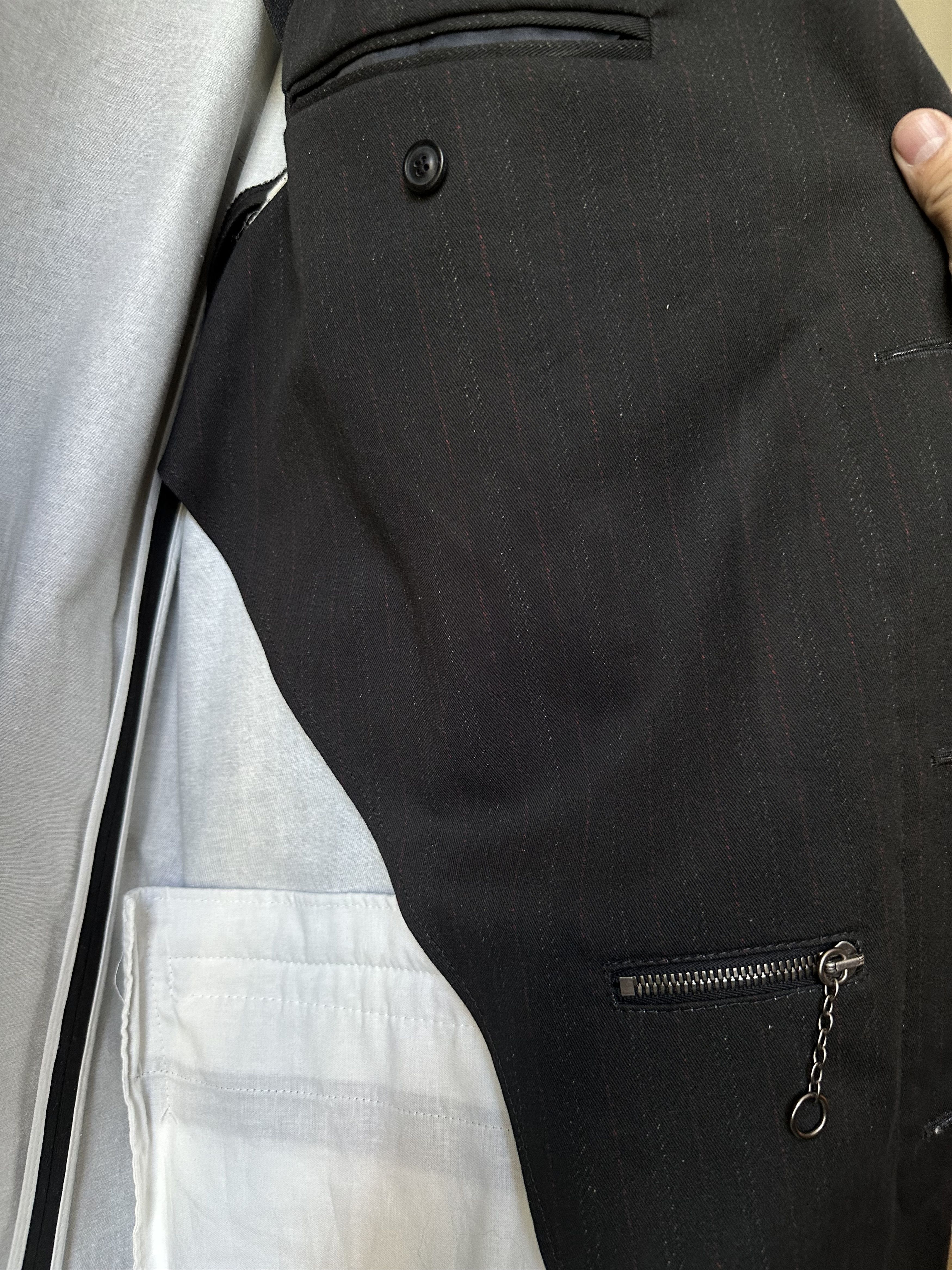 Maison Margiela Maison Margiela Trompe l'oeil pinstripe coat Size US S / EU 44-46 / 1 - 10 Thumbnail