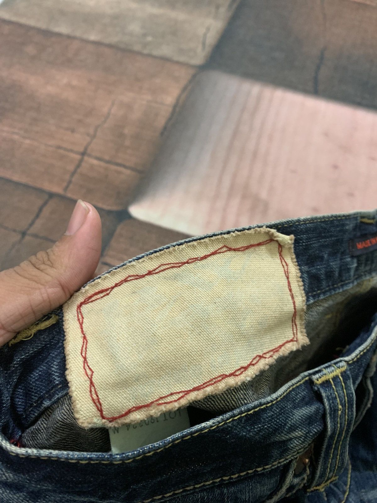If Six Was Nine FLARE 🇯🇵JAPAN FINEST BLUE WAY DENIM Size US 33 - 5 Thumbnail