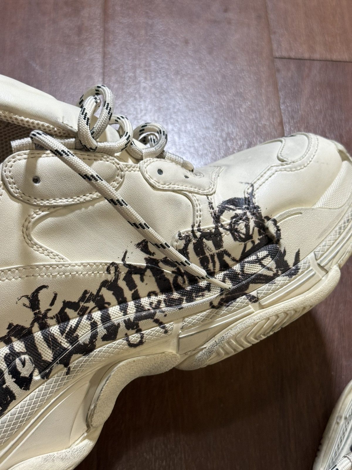 Balenciaga Balenciaga Triple S Diy Metal Shoes size 45 Size US 12 / EU 45 - 11 Thumbnail