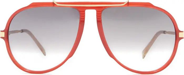 Celine Celine CL40025I 66B Red Aviator Unisex Sunglasses Size ONE SIZE - 2 Thumbnail