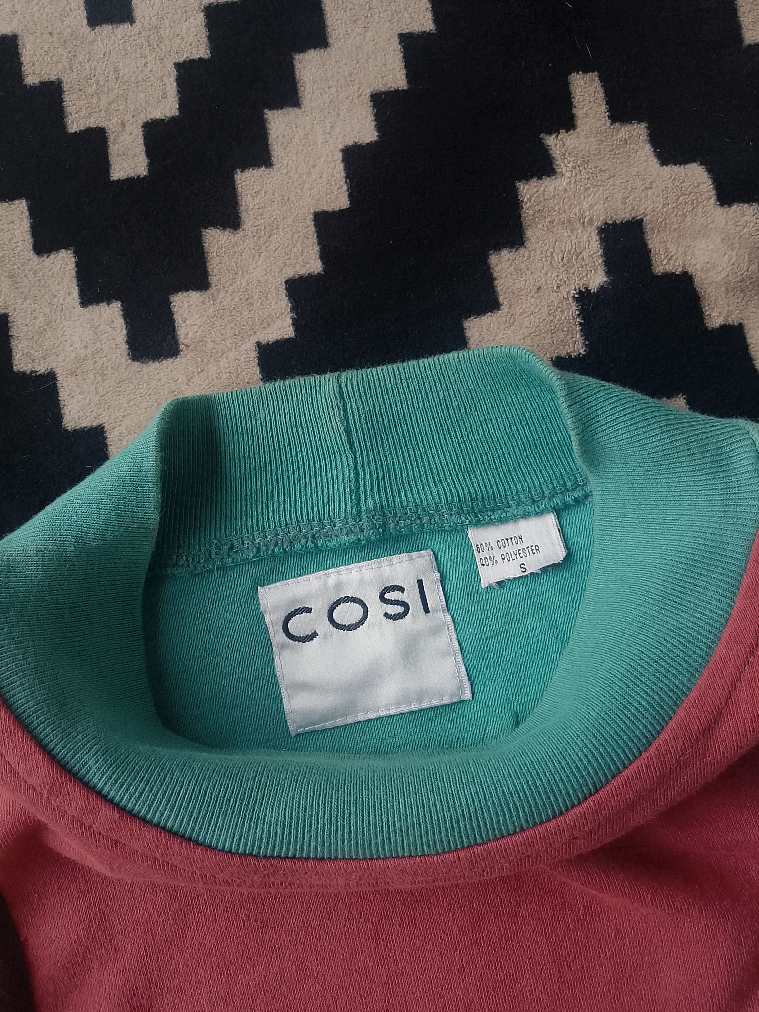 Vintage Vintage COSI De Stijl Mondrian Grid Sweatshirt Size US L / EU 52-54 / 3 - 4 Thumbnail