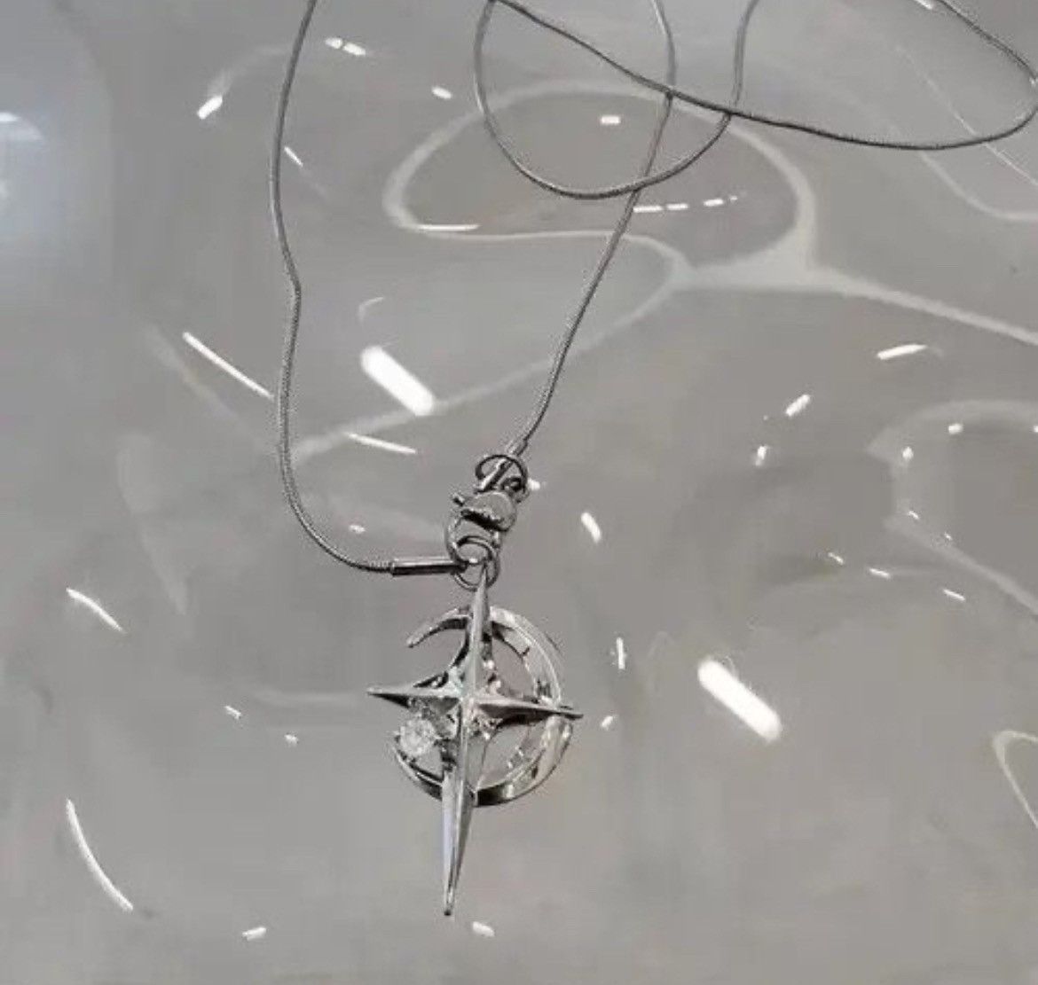 Jewelry Moon Star Pendant Galaxy Necklace Size ONE SIZE - 3 Thumbnail