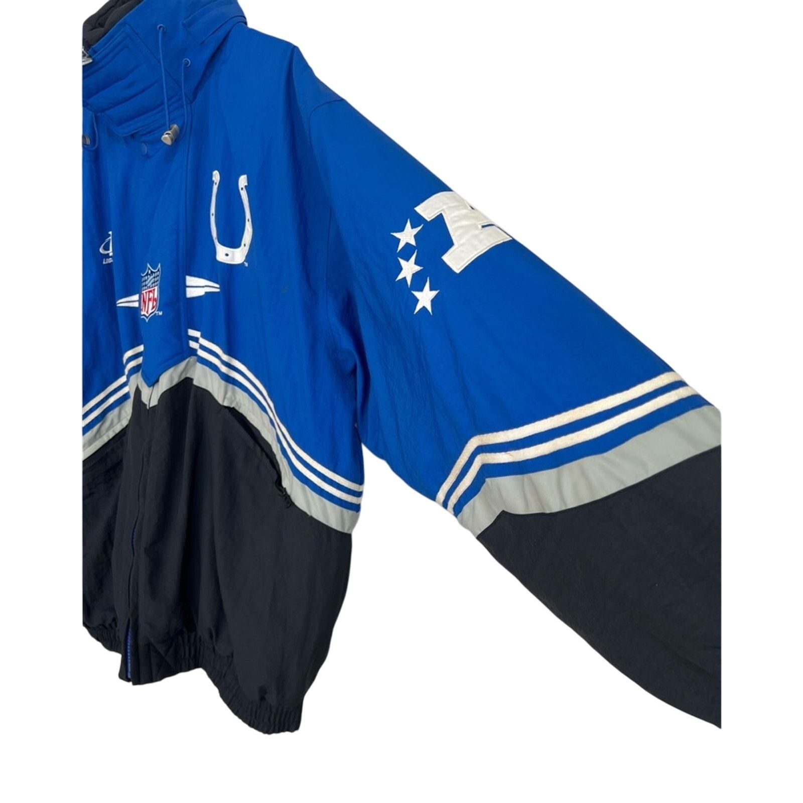 Logo Athletic Vintage Logo Athletic Indianapolis Colts Jacket Zip Puffer Size US XL / EU 56 / 4 - 5 Thumbnail