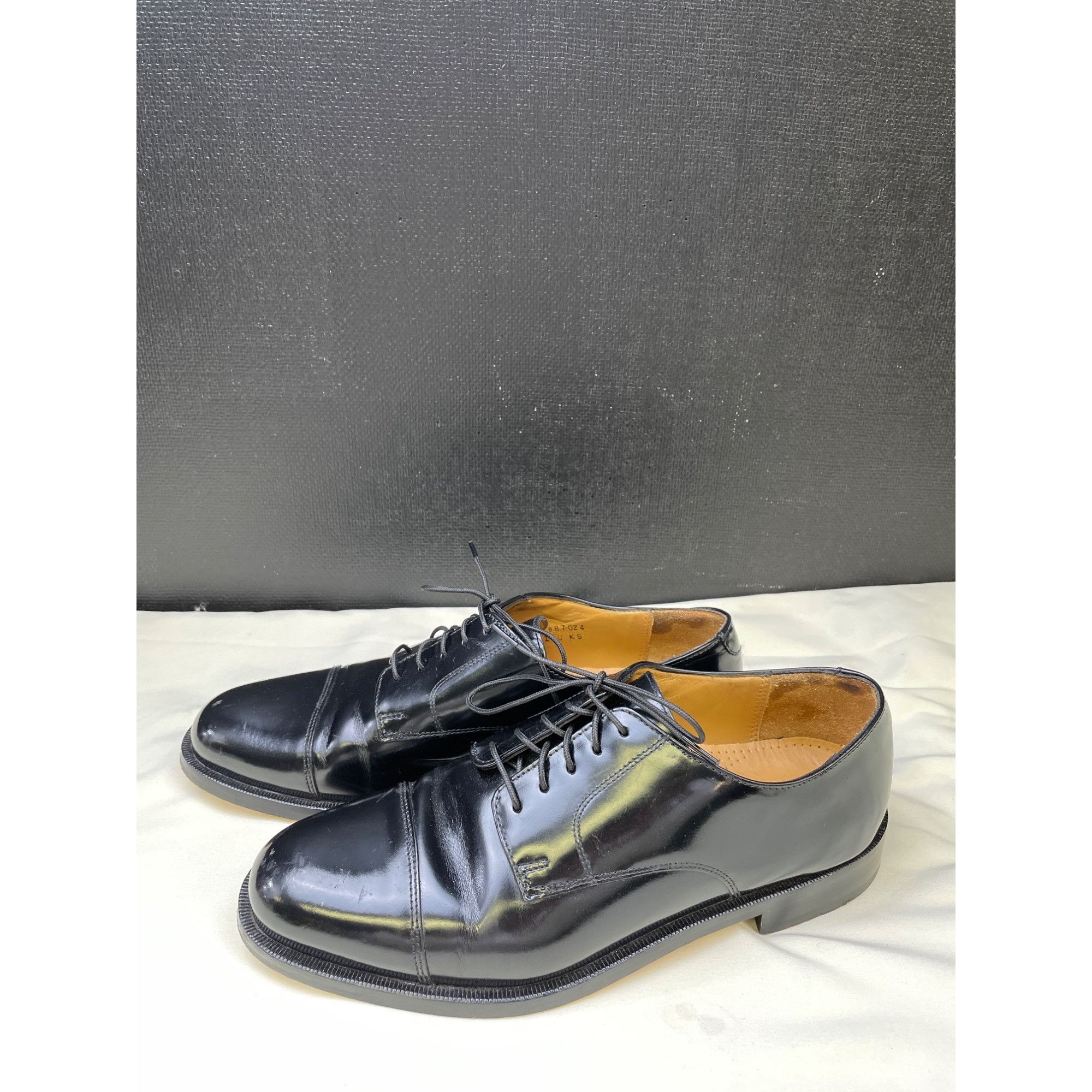 Cole Haan Cole Haan Mens Black Leather Lace up Shoes Oxfords Size 8D S Size US 8 / EU 41 - 3 Thumbnail