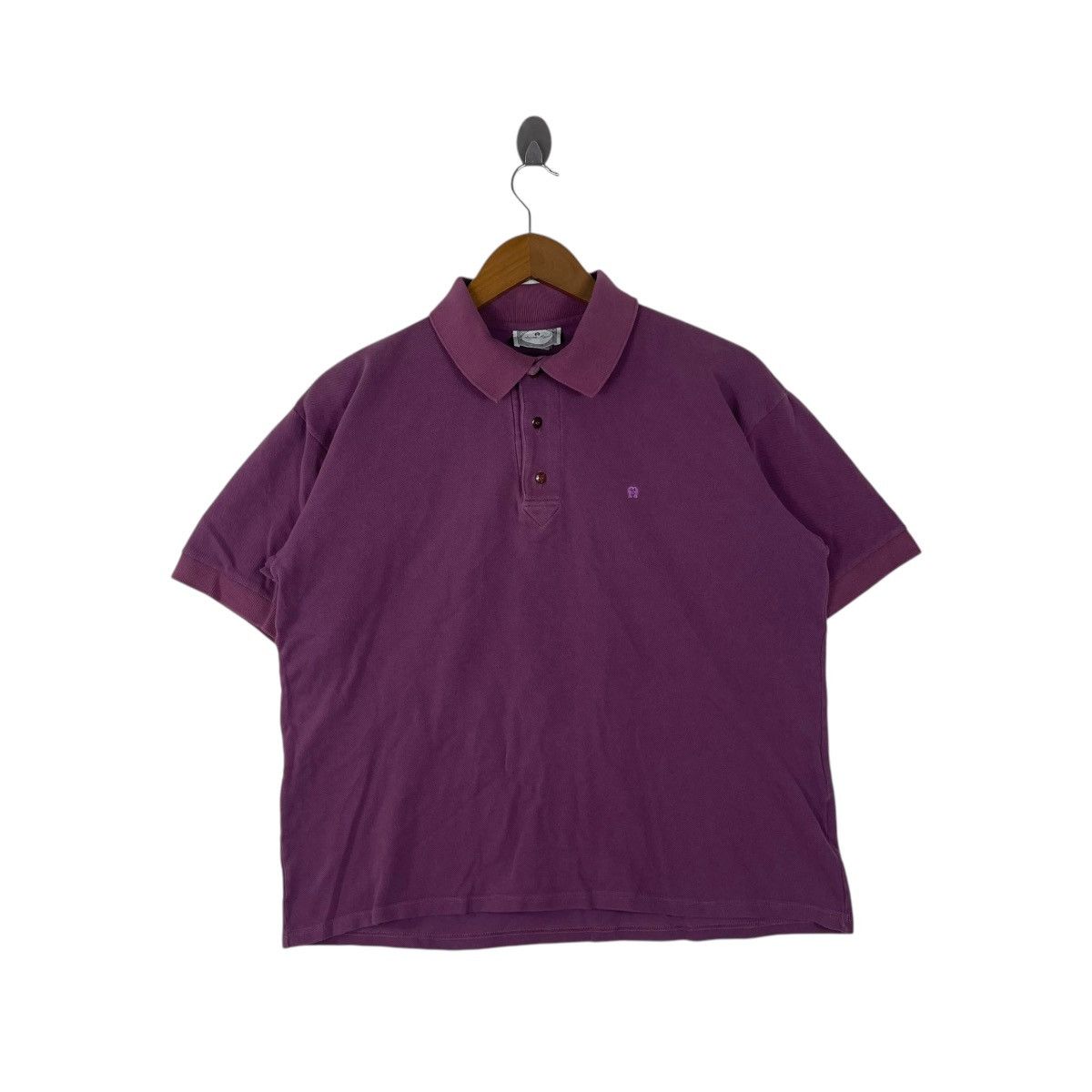 Vintage Etienne Aigner Minimalist Polo Tee Shirt