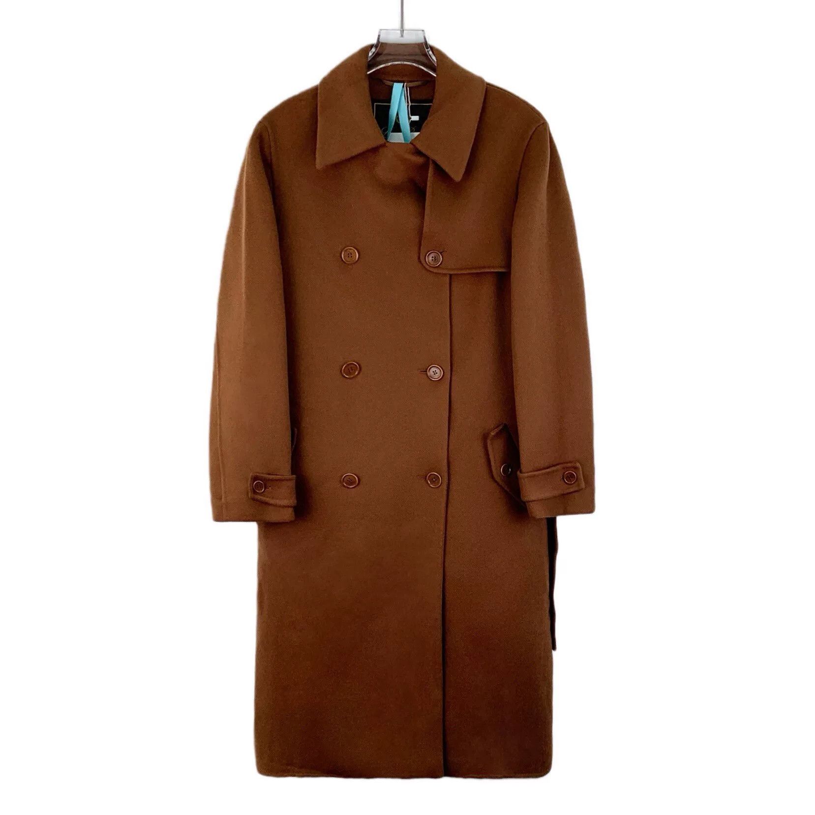 Loro Piana Loro Piana Deep Brown Cashmere Double-Breasted Coat Size US L / EU 52-54 / 3 - 1 Thumbnail