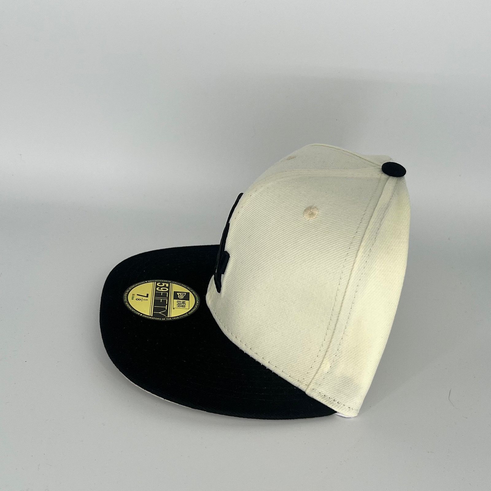 New Era Size 7 White Black Los Angeles Dodgers 100th Anniversary Size ONE SIZE - 2 Thumbnail