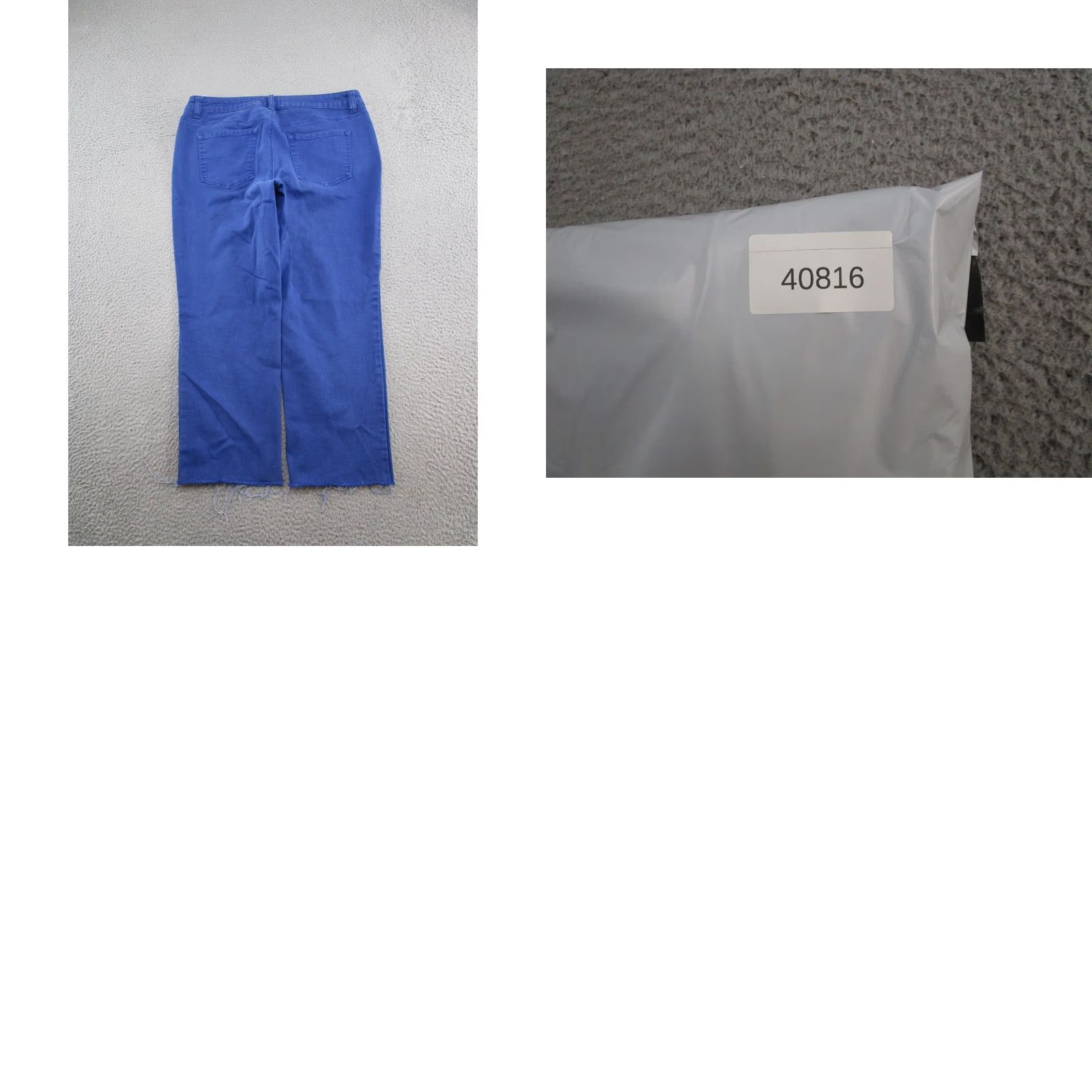 Vintage Maurices M Jeans Mid Rise Original Fit Slim Straight Ankle Jeans Size 14 Short Blue Denim 5-Pocket Womens Size 36" / US 14 / IT 50 - 9 Thumbnail