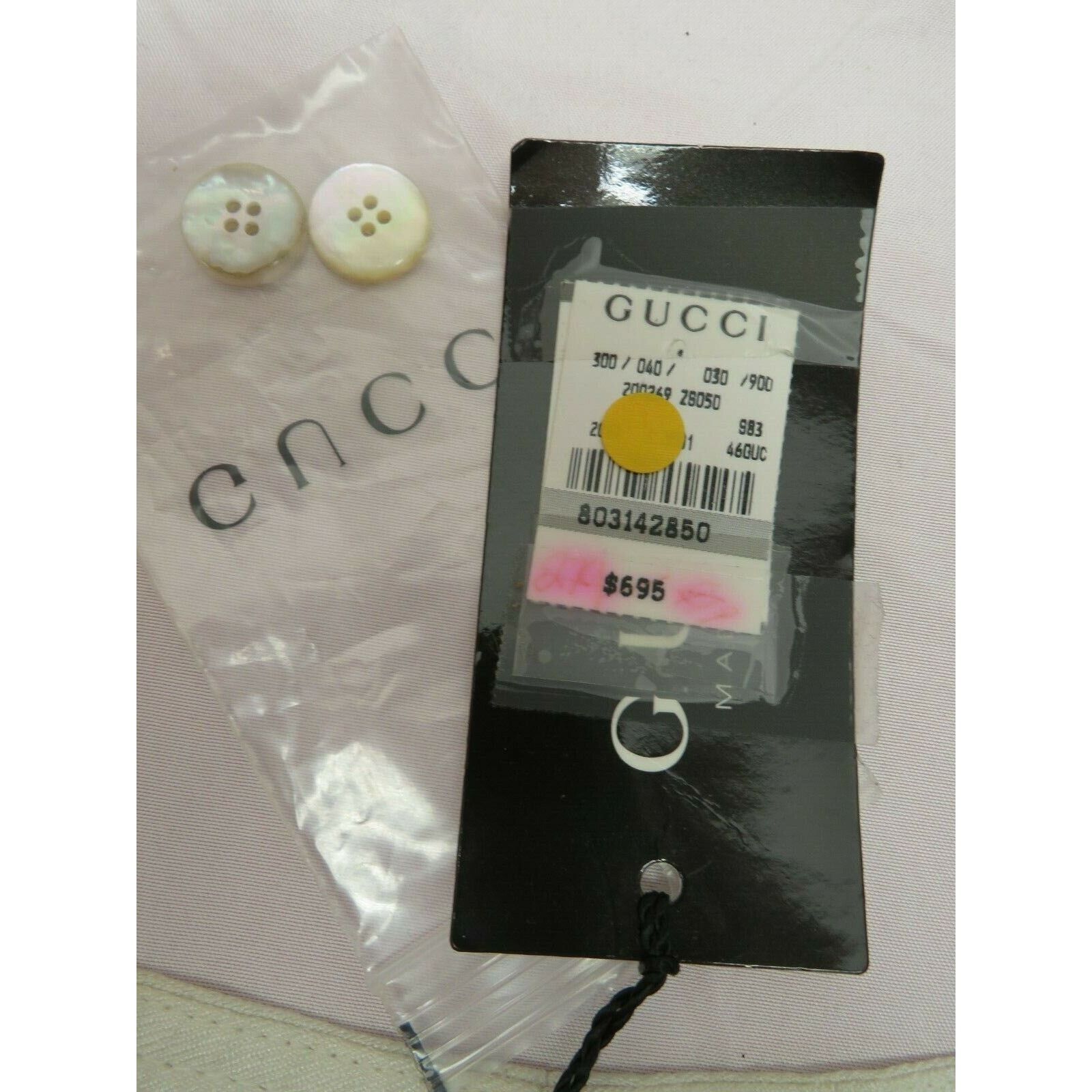 Gucci GUCCI OFF WHITE LINEN BELTED GOLD 2 X BUCKLE SHORTS 40 ITALY Size 32" / US 10 / IT 46 - 11 Thumbnail